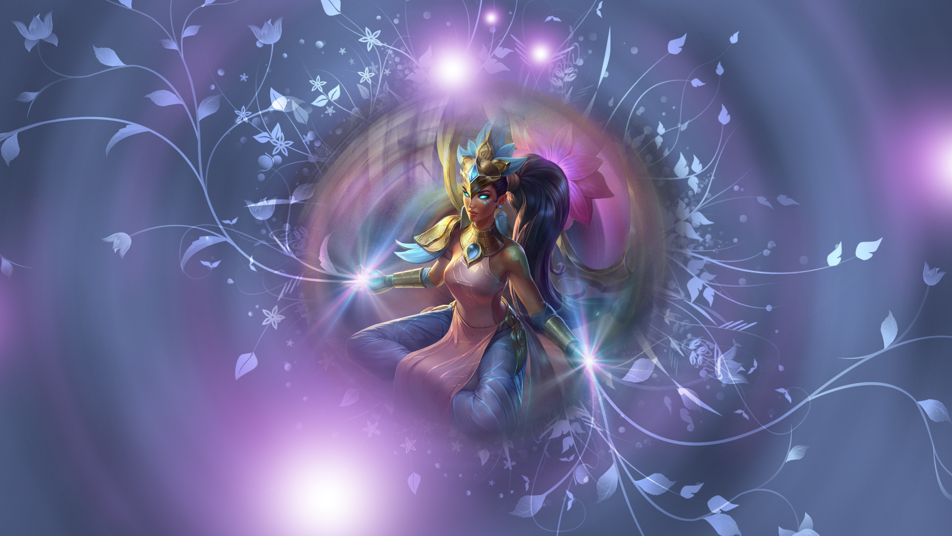 Order Of The Lotus Karma Wallpaper - Karma Lotus League Of Legends - HD Wallpaper 