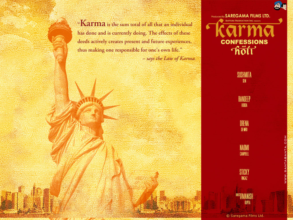 Karma Confessions Holi Wallpaper - Statue Of Liberty - HD Wallpaper 