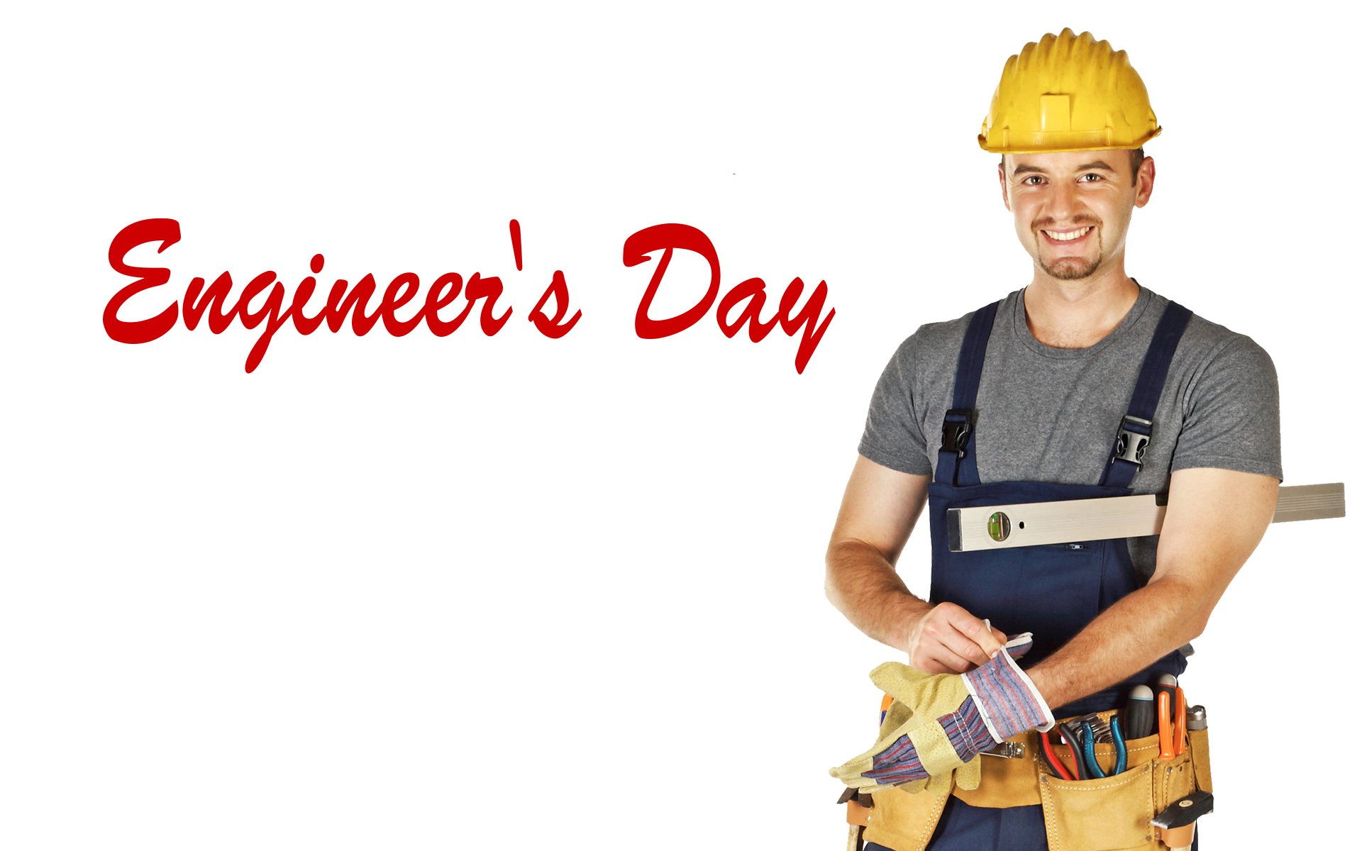 Engineer S Day Transparent Free Png - Man Construction Png - HD Wallpaper 