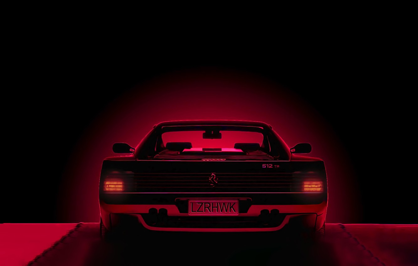 Photo Wallpaper Auto, Music, Machine, Background, Ferrari, - Ferrari Testarossa - HD Wallpaper 