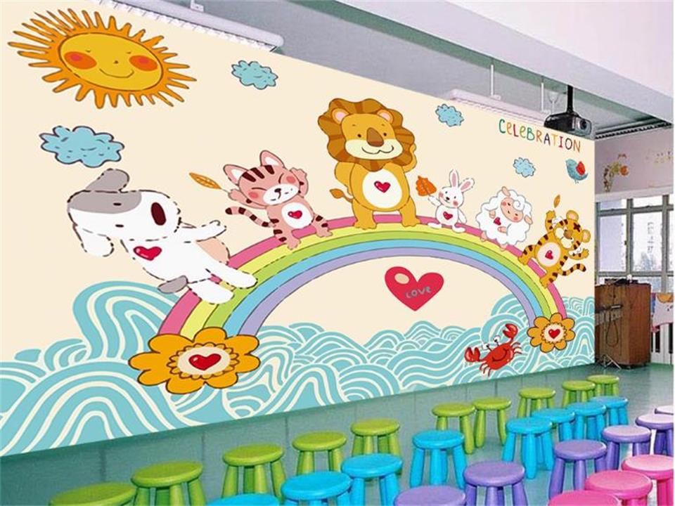 Mural Painting Kids - HD Wallpaper 