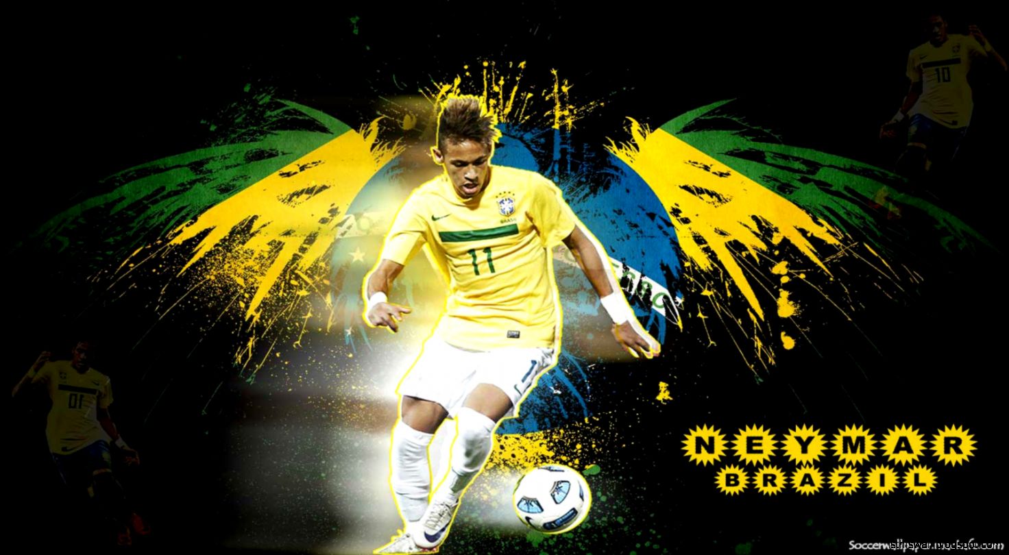 Neymar Brazil 24 Cool Wallpapers Hd Hd Image Wallpaper - Brazil Flag With Eagle - HD Wallpaper 
