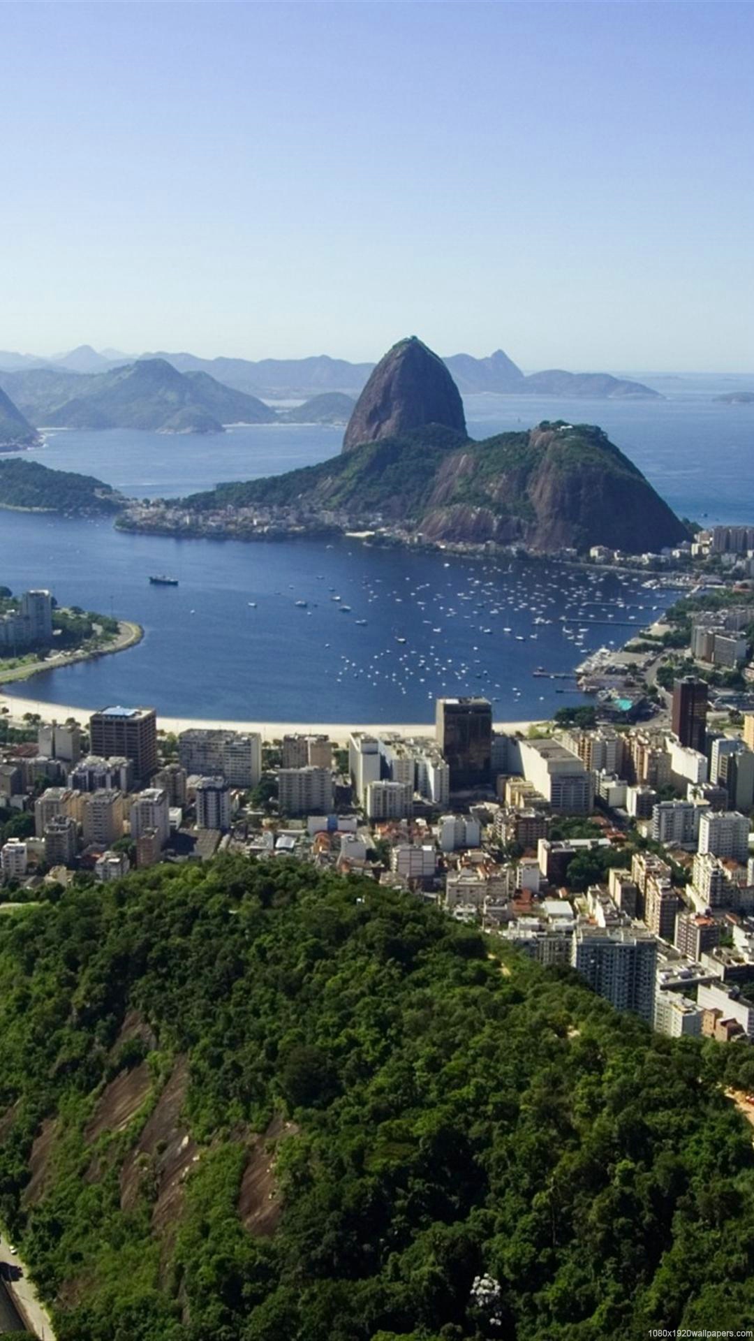 Brazil City View Wallpapers Hd - Sugarloaf Mountain - HD Wallpaper 