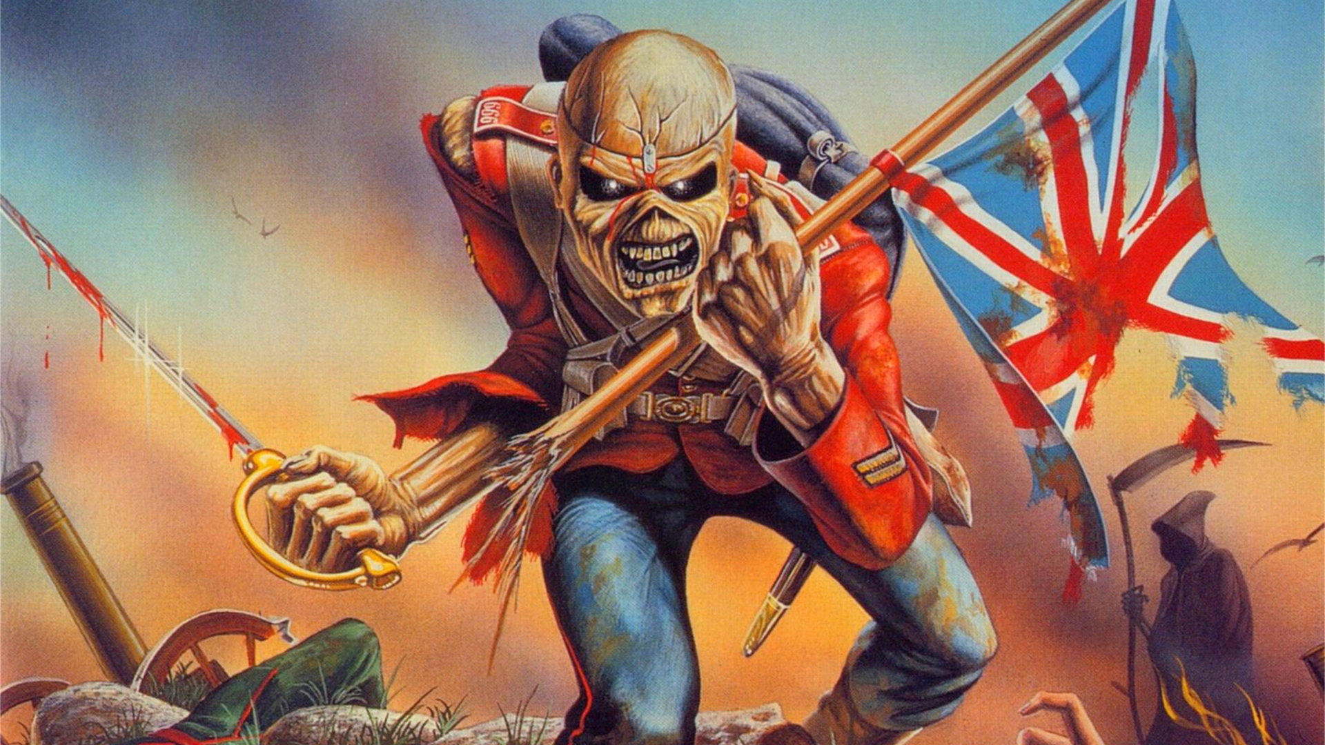 Cover Iron Maiden The Trooper - HD Wallpaper 