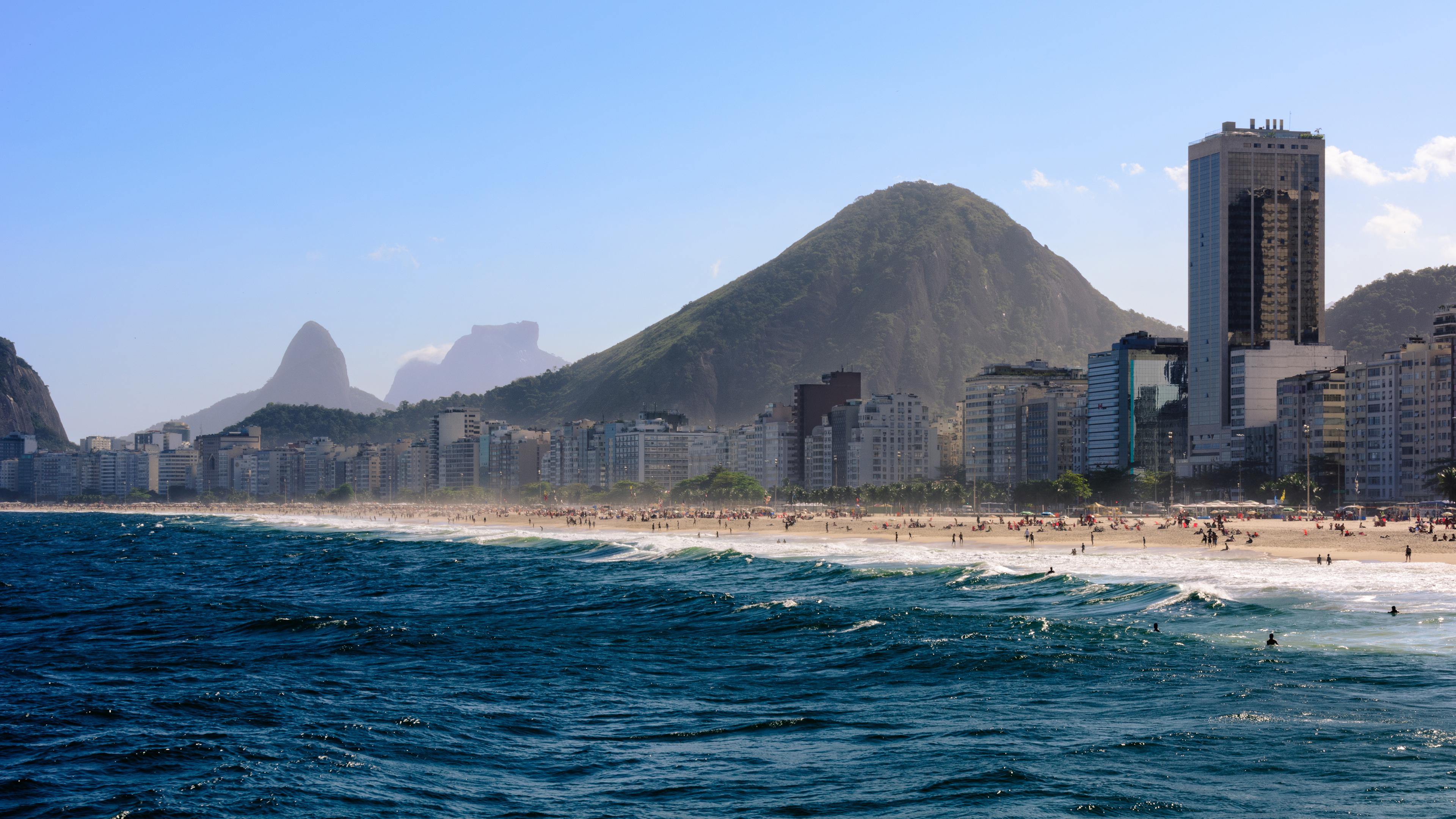 Waves In Rio De Janeiro - Wallpaper - HD Wallpaper 