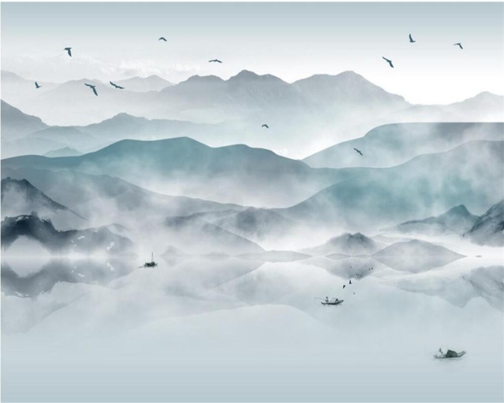 Abstract Mountain Mural - 1000x800 Wallpaper - teahub.io