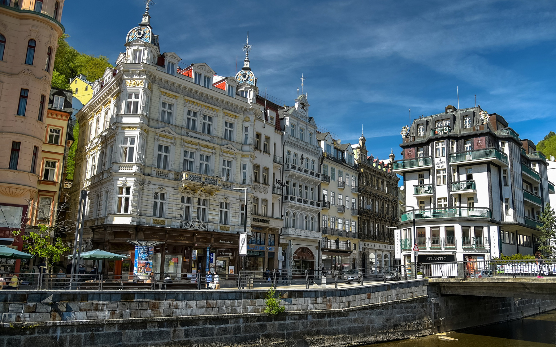 Karlovy Vary, Carlsbad, Bohemia, Czech Republic, Summer, - Top Karlovy Vary Desktop - HD Wallpaper 