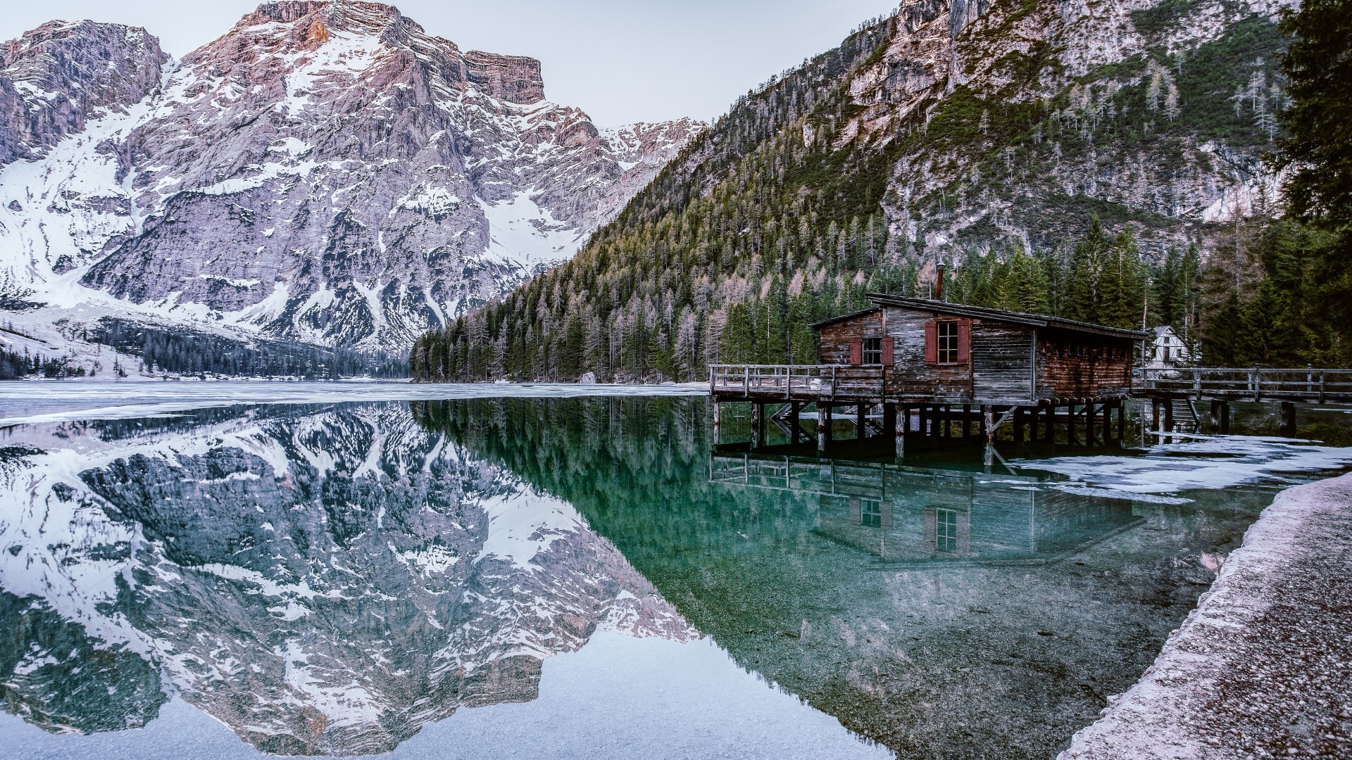 Alpine, Lake, Mountain, Scenic, Relaxing, Reflection - HD Wallpaper 