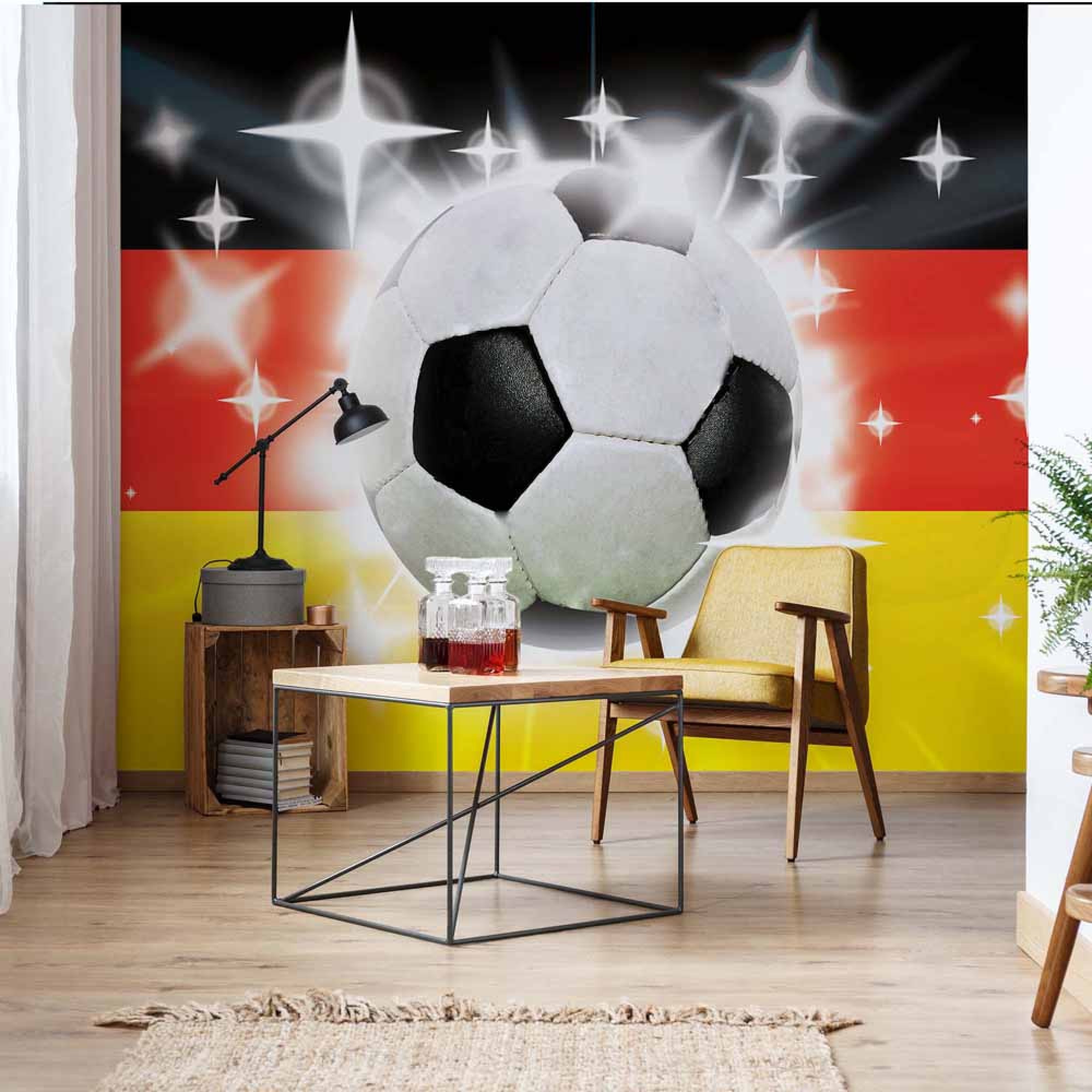 Football German Flag Sparkles - Interior Design - HD Wallpaper 