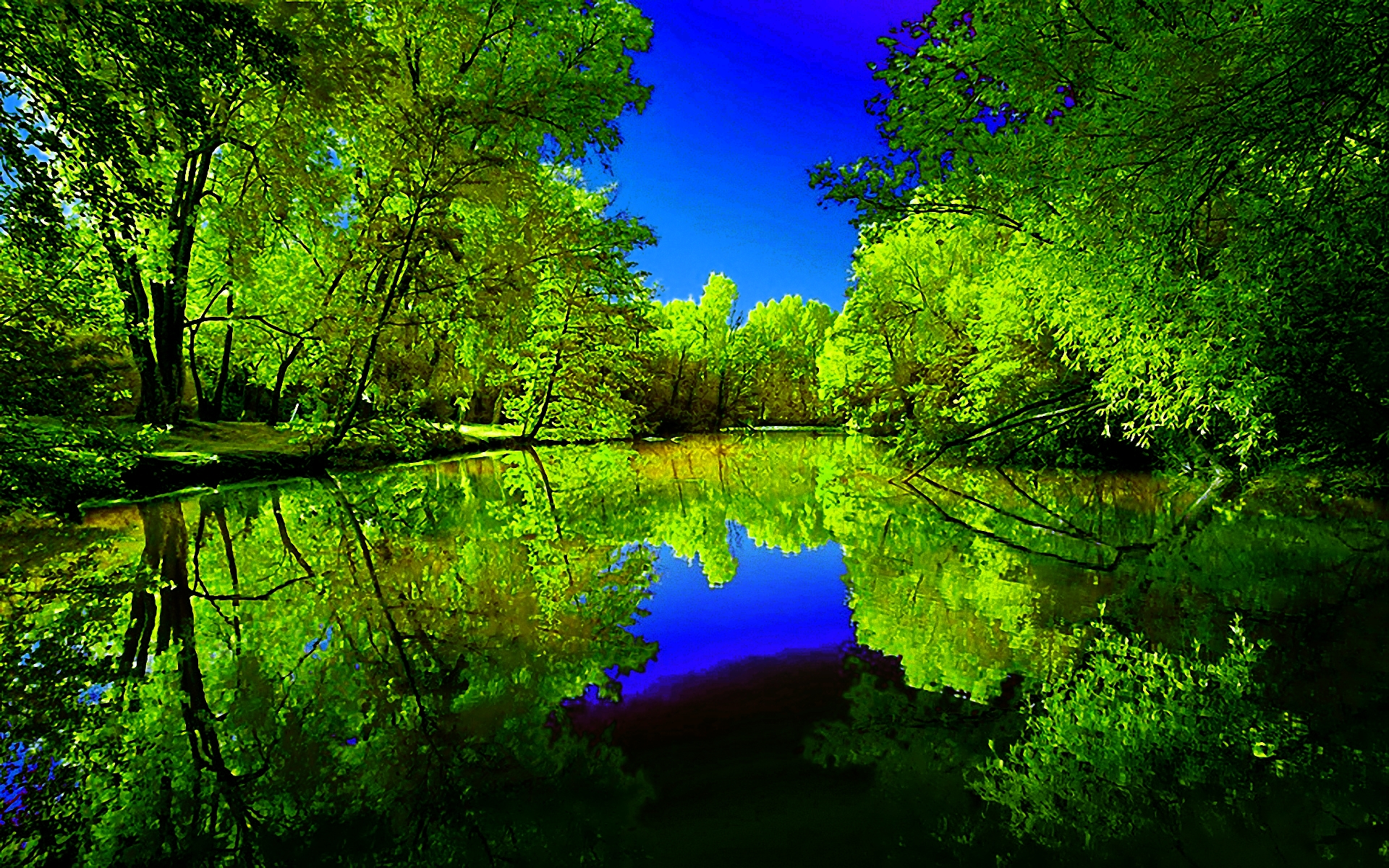 Beautiful Scenery Of A River Hd Wallpaper David Keochkerian 1920x1200 Wallpaper Teahub Io