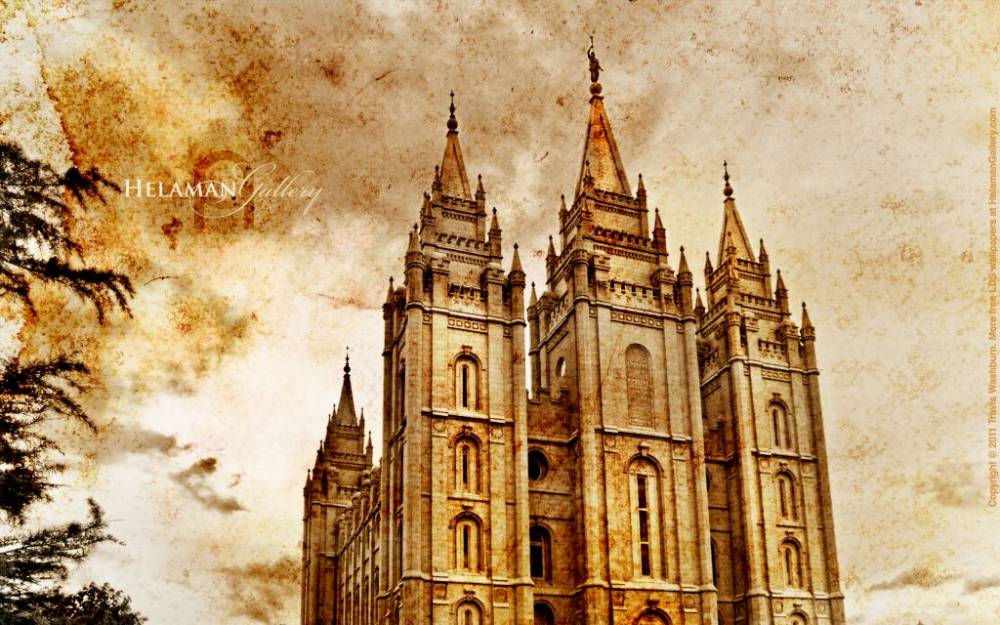Temple Square - HD Wallpaper 