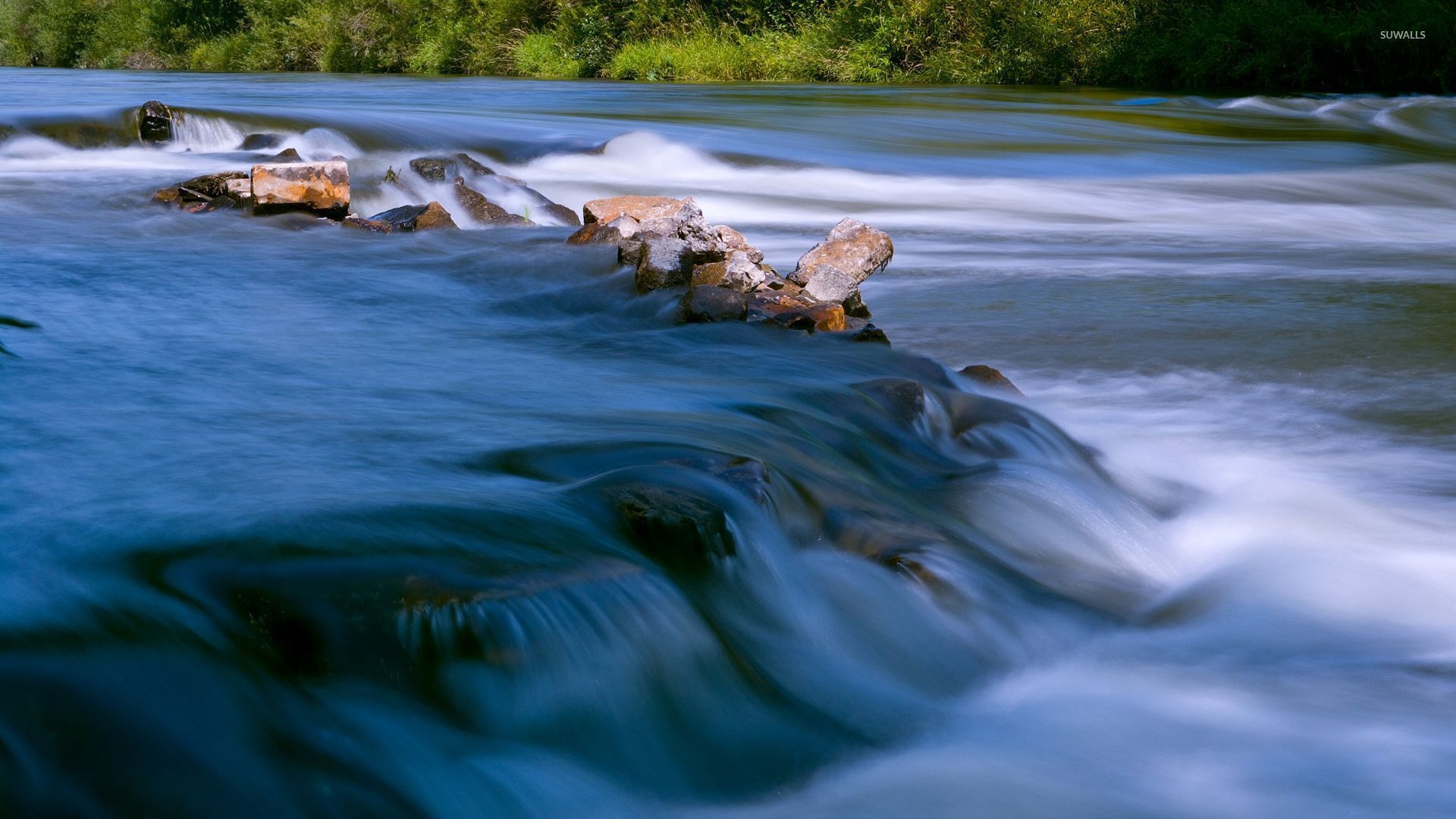 Flowing On The River - HD Wallpaper 
