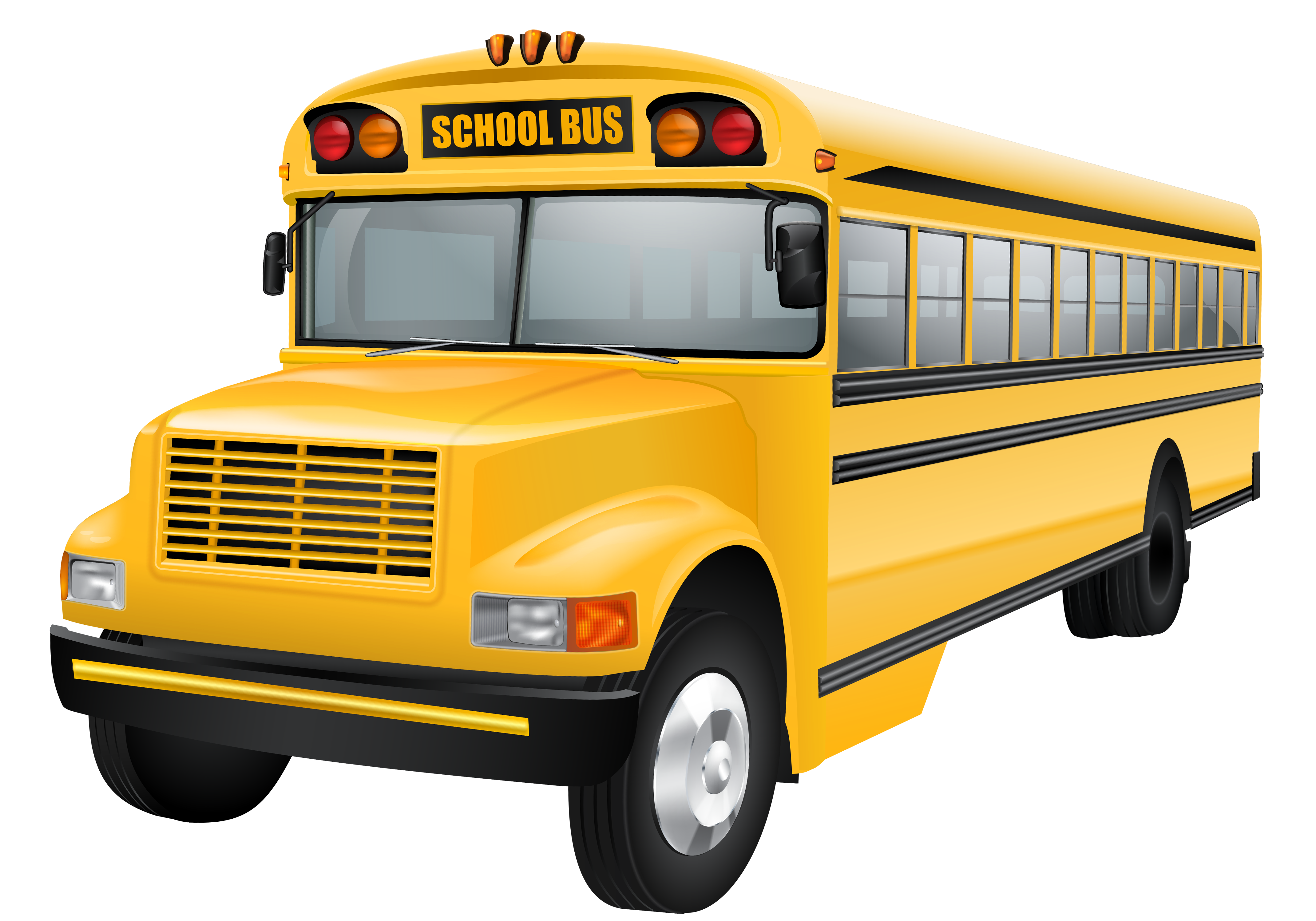 School Bus, - Clipart School Bus Vector - HD Wallpaper 