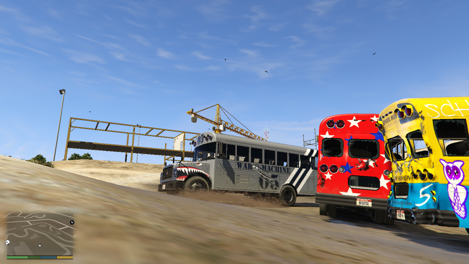Demo Derby School Bus Demolition - HD Wallpaper 