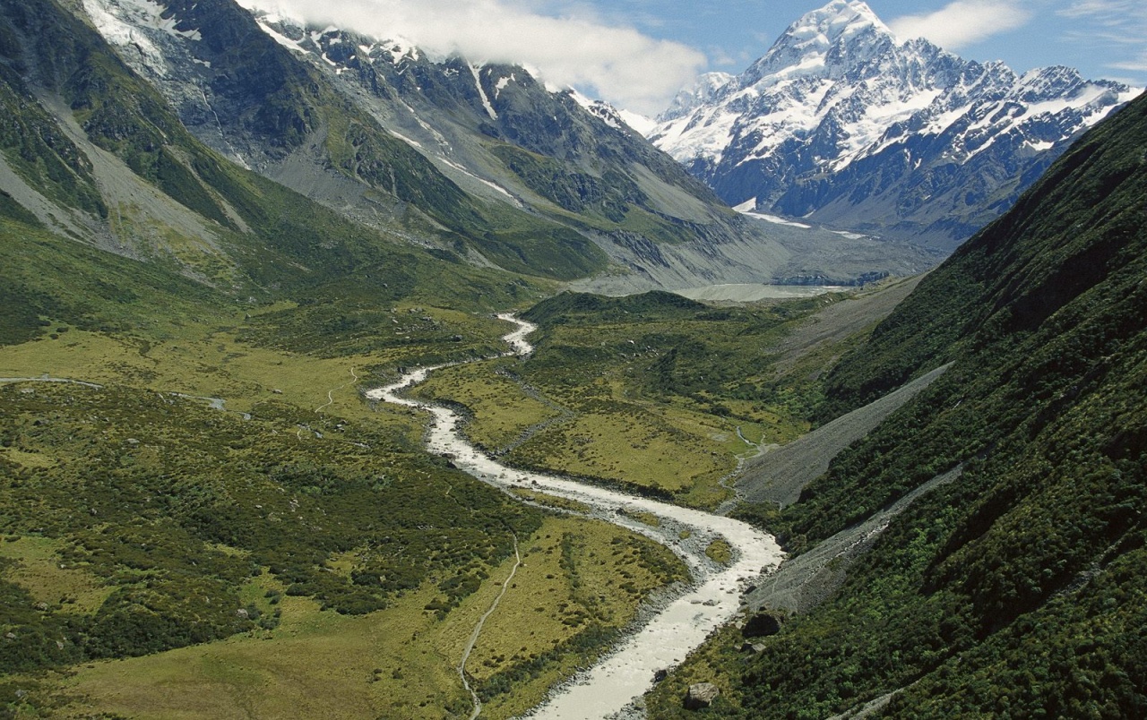 Winding River Wallpapers - Aoraki/mount Cook - HD Wallpaper 
