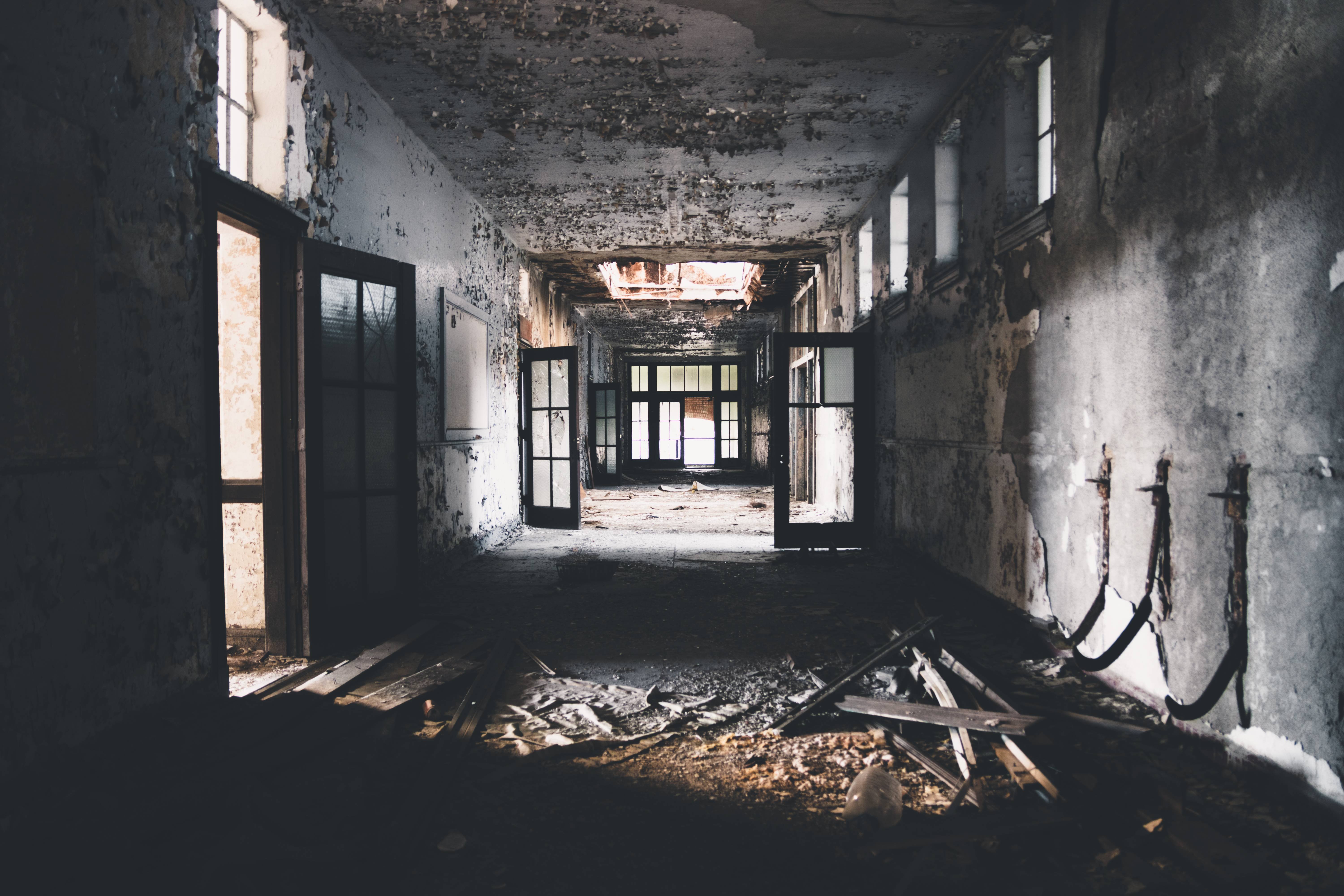 Abandoned School Hd - HD Wallpaper 