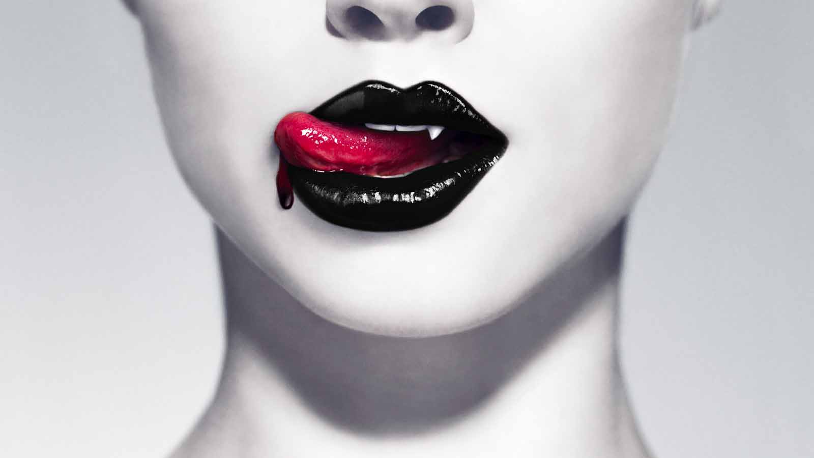 Vampire Blood Dangerous Look High Definition Wallpapers - Lip Gloss - HD Wallpaper 