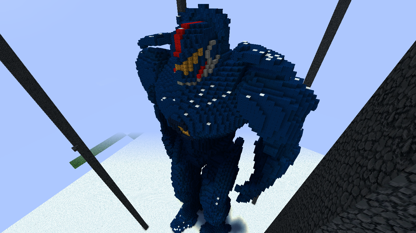 Pacific Rim Gipsy Danger Minecraft - HD Wallpaper 