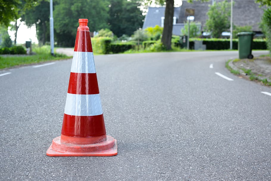 Safety Cone, Road, Traffic, Construction, Sign, Warning, - HD Wallpaper 