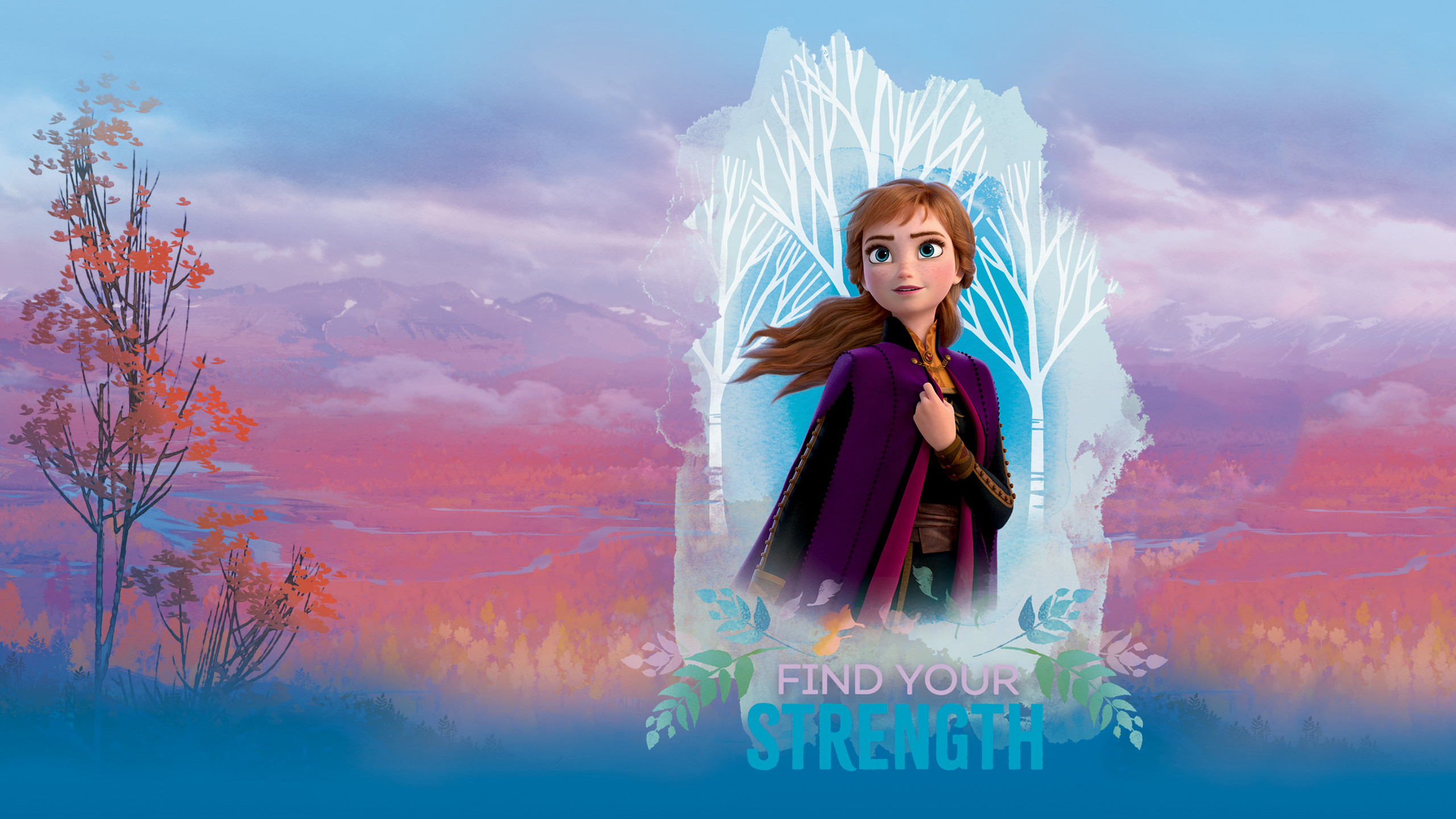 Anna Find Your Strength - Anna Wallpapers Frozen 2 - HD Wallpaper 