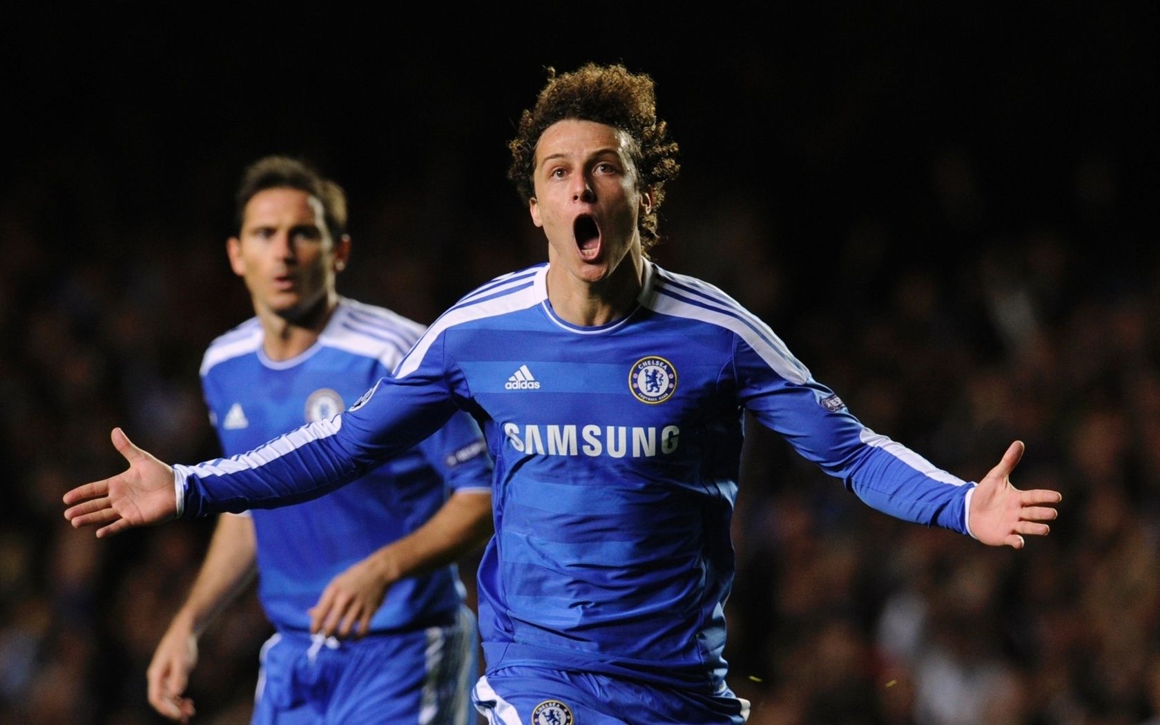 David Luiz, Stamford Bridge, Futbolsit, Football, Abramovich, - David Luiz Frank Lampard Chelsea - HD Wallpaper 