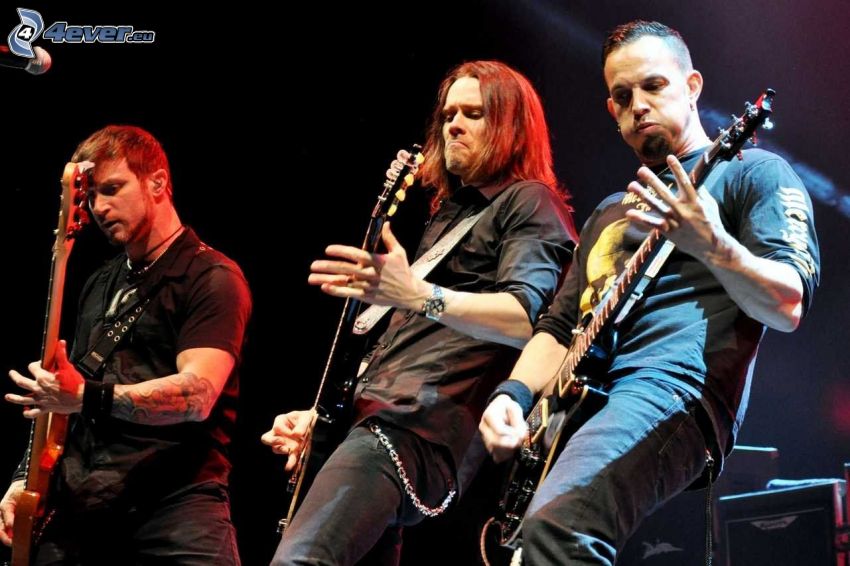 Alter Bridge, Myles Kennedy, Mark Tremonti, Brian Marshall, - Rock Concert - HD Wallpaper 