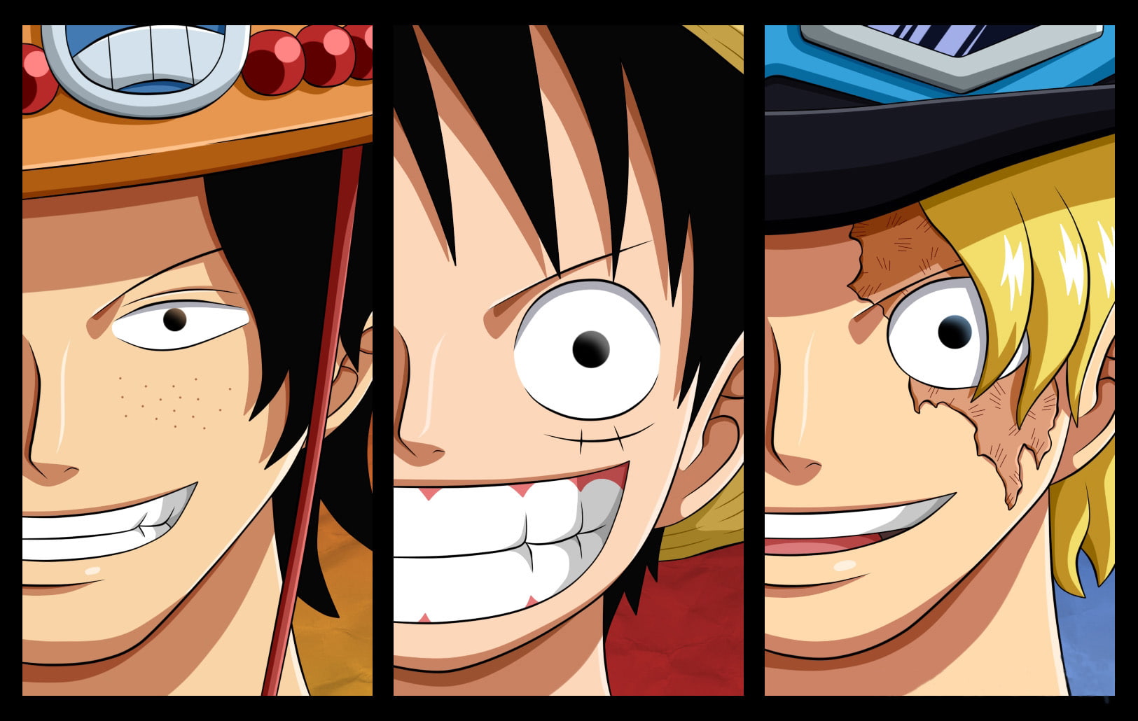 One Piece Ace Luffy Sabo - HD Wallpaper 