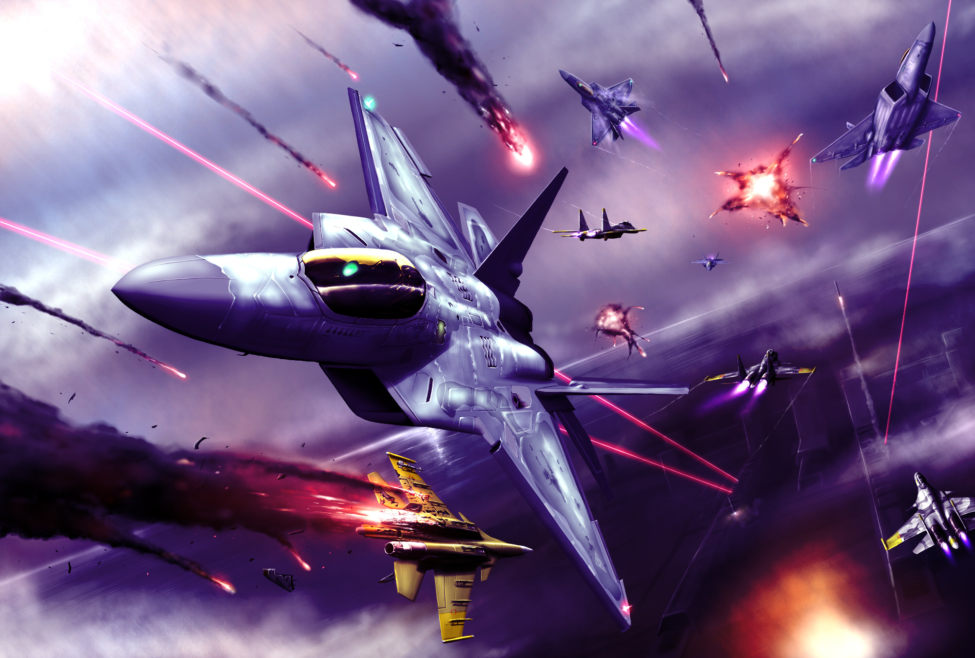 Ace Combat Infinity Ace Combat - Mobius 1 Vs Yellow 13 - HD Wallpaper 