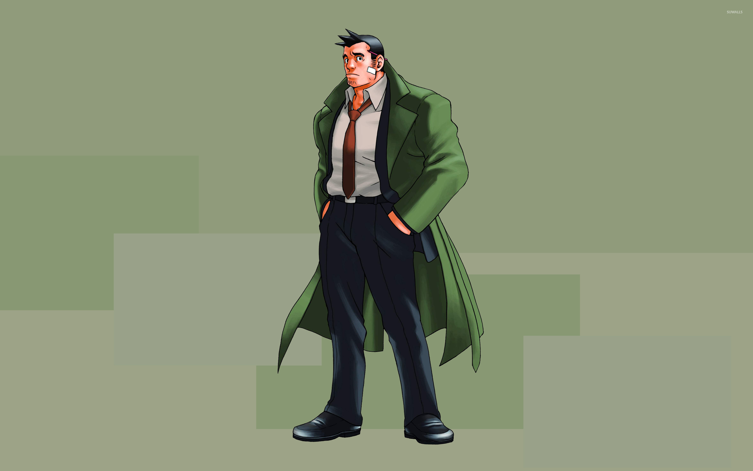 Ace Attorney Gumshoe - HD Wallpaper 