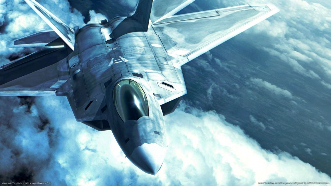 Hd Wallpapers Ace Combat Fighter Jet - F22 Raptor Art - HD Wallpaper 