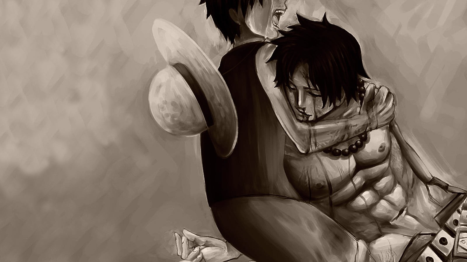 Luffy And Ace Wallpaper Hd - HD Wallpaper 