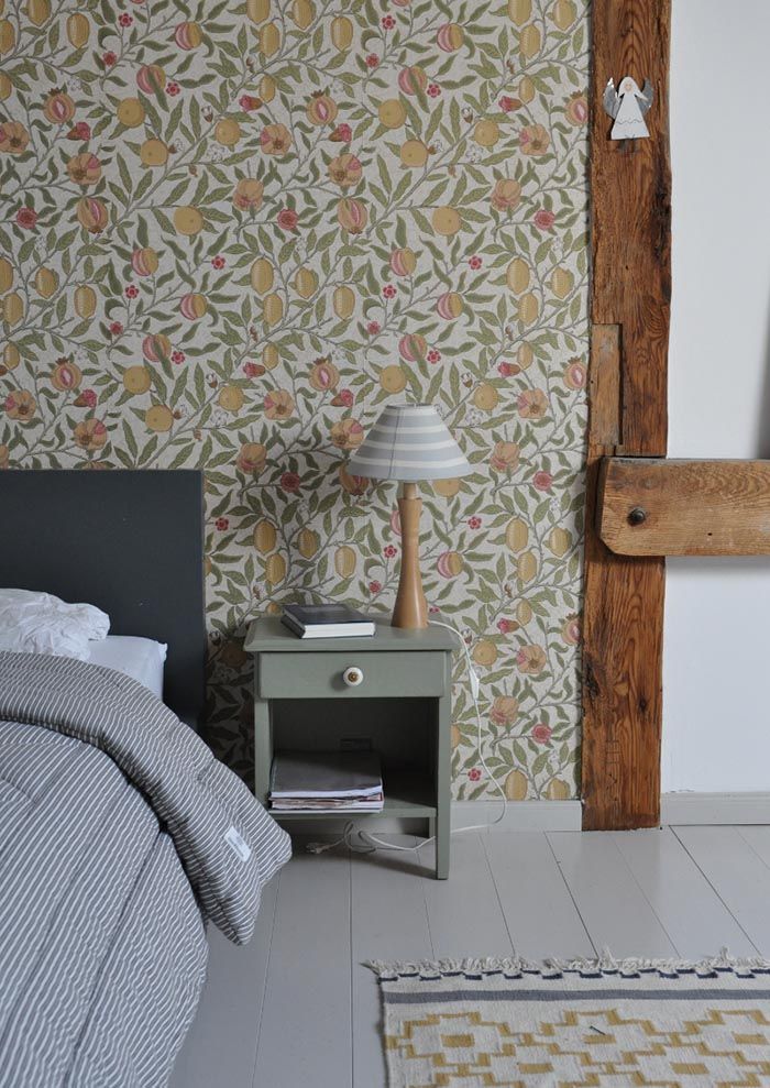 William Morris Wallpaper Bedroom - HD Wallpaper 