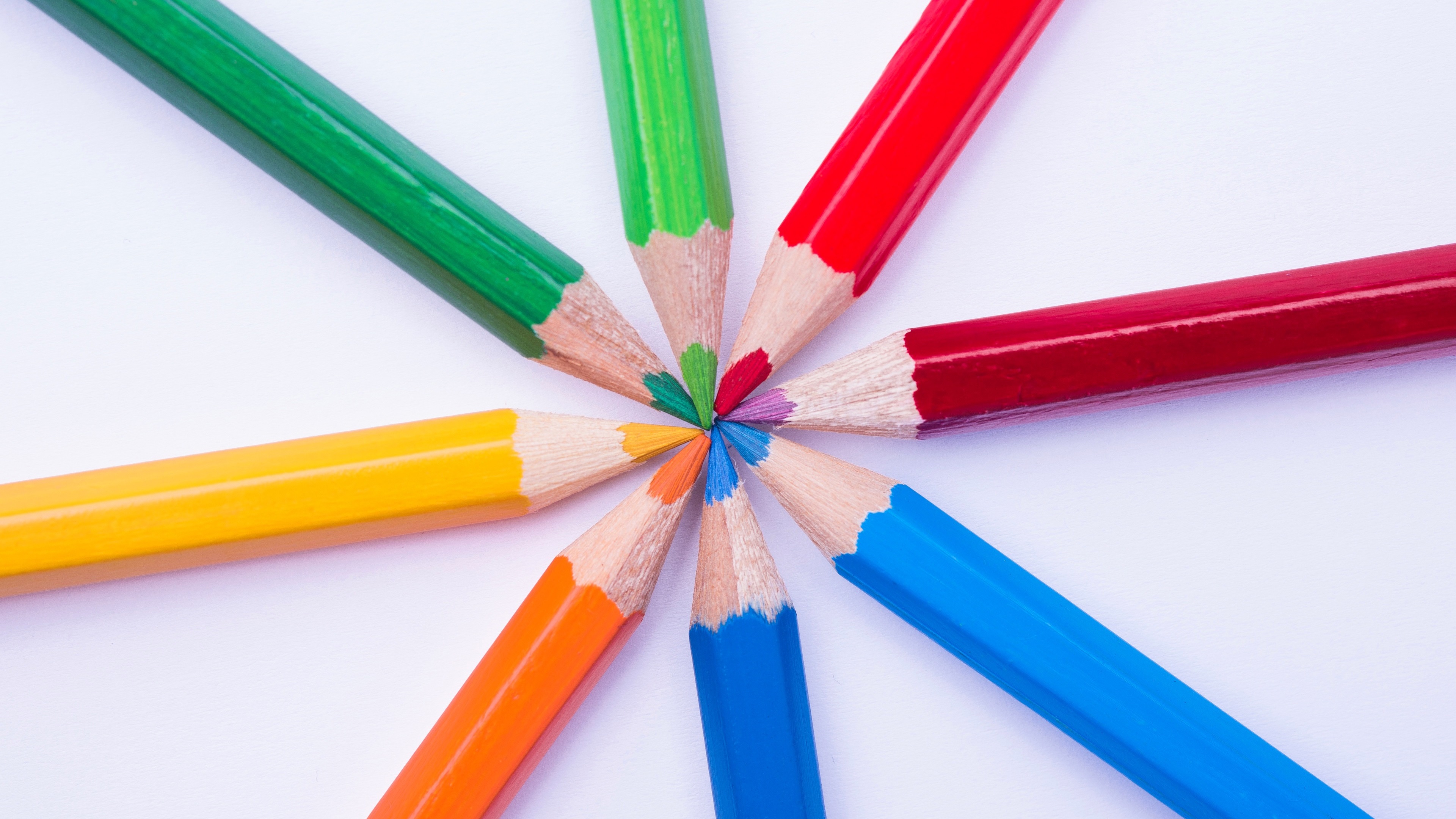 Wallpaper Colorful Pencils, Drawing, Style - Man Imagining Things Clipart - HD Wallpaper 