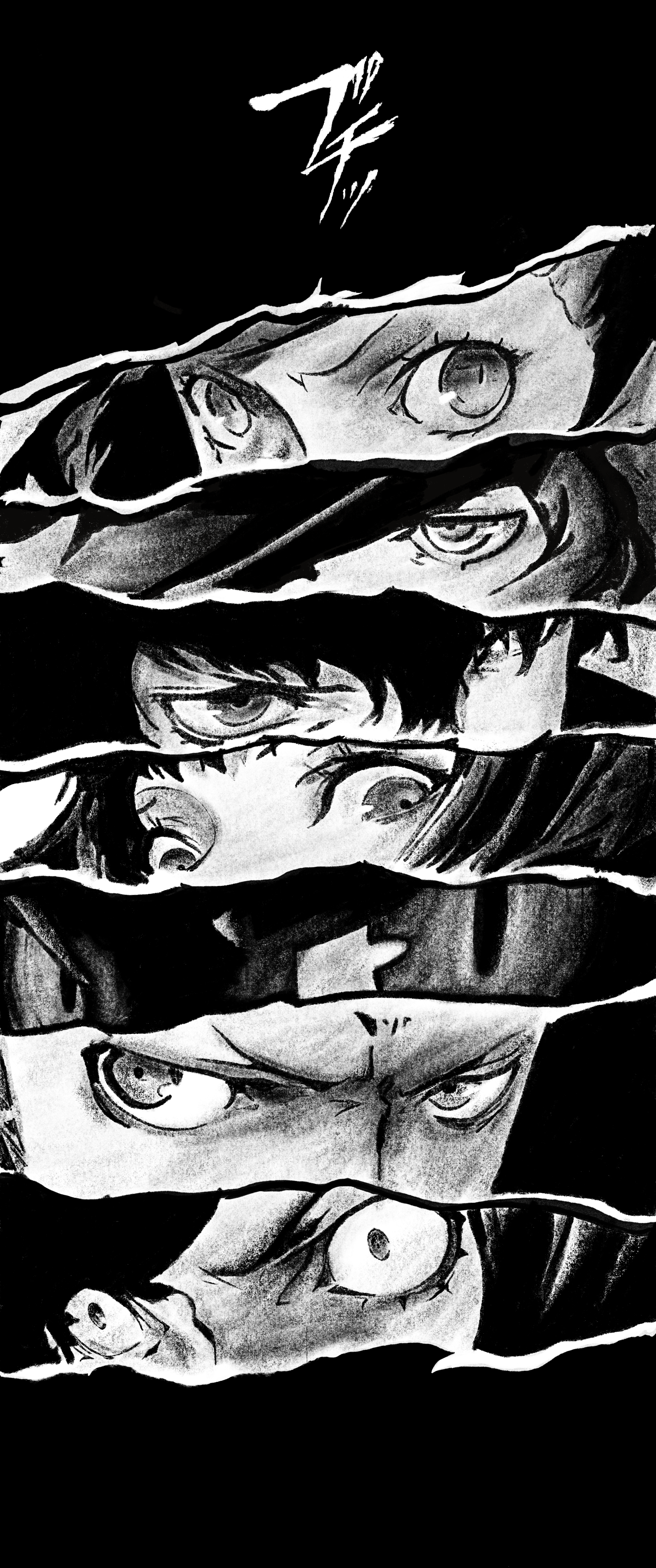 Pencil Drawing Wallpaper Black White - HD Wallpaper 
