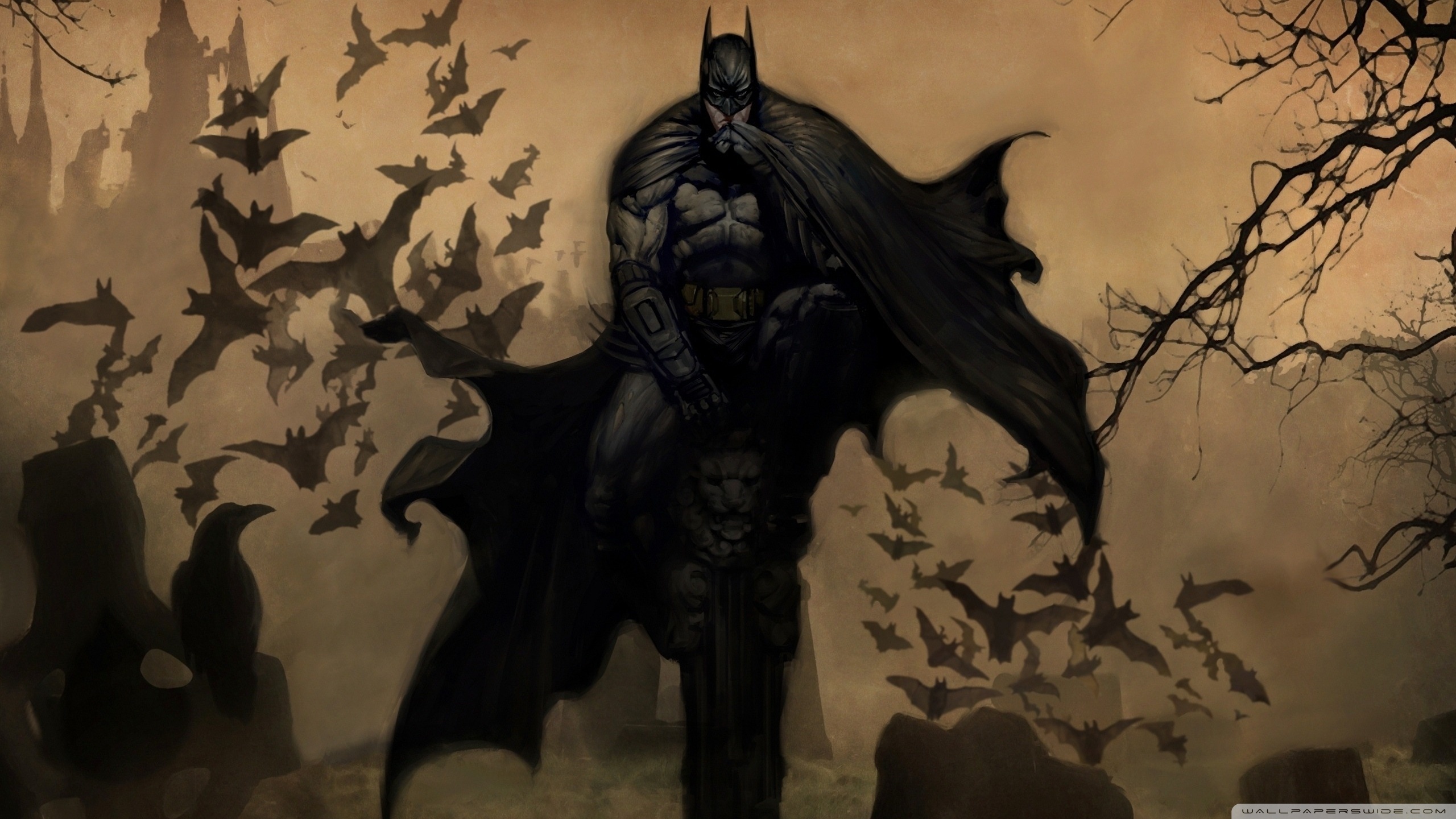 Batman Wallpaper For Drawing - HD Wallpaper 