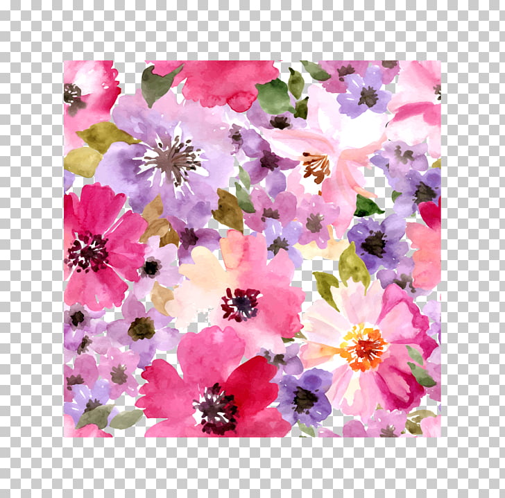 Flower Drawing Wallpaper - HD Wallpaper 
