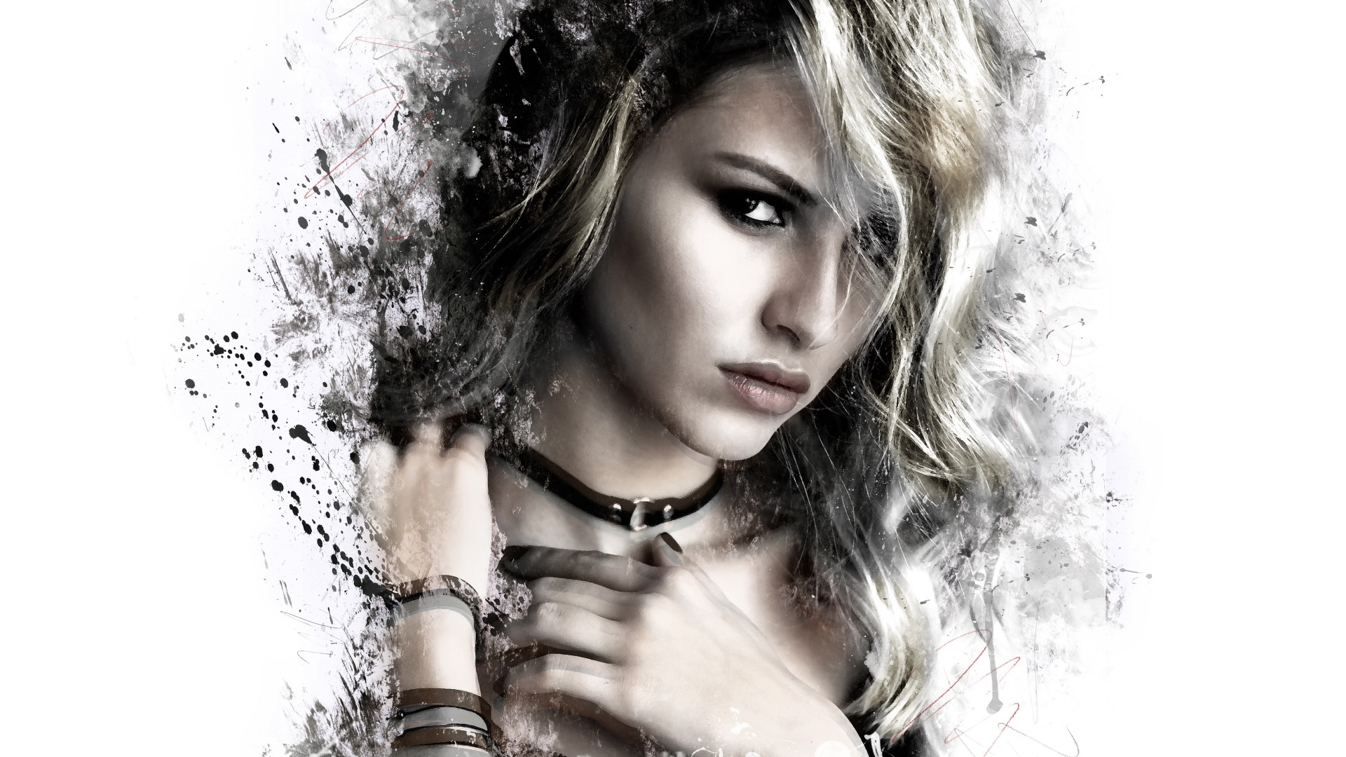 Drawing, Portrait, Girl, Beautiful Wallpaper - Girl - HD Wallpaper 