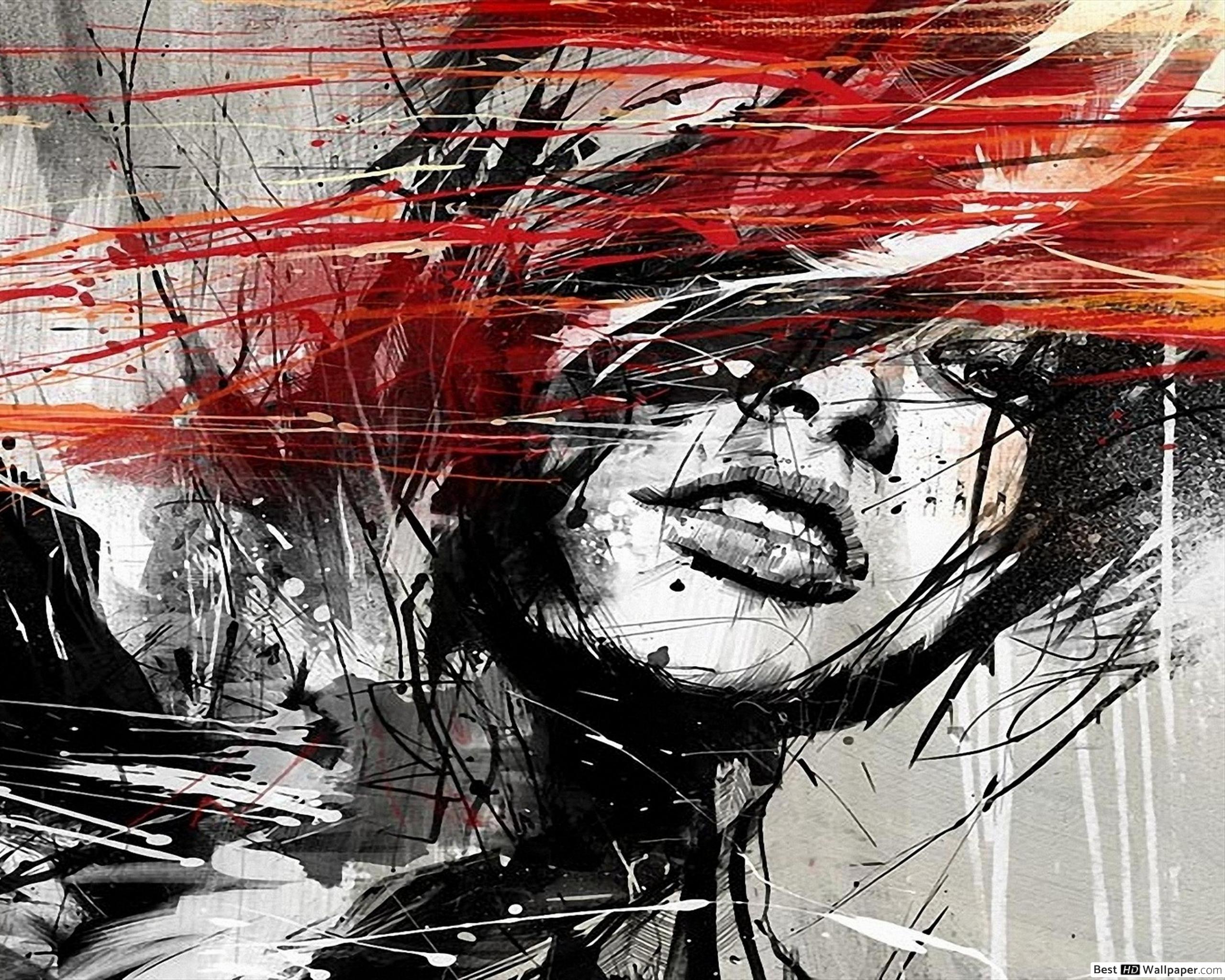 Abstract Girl Face - HD Wallpaper 