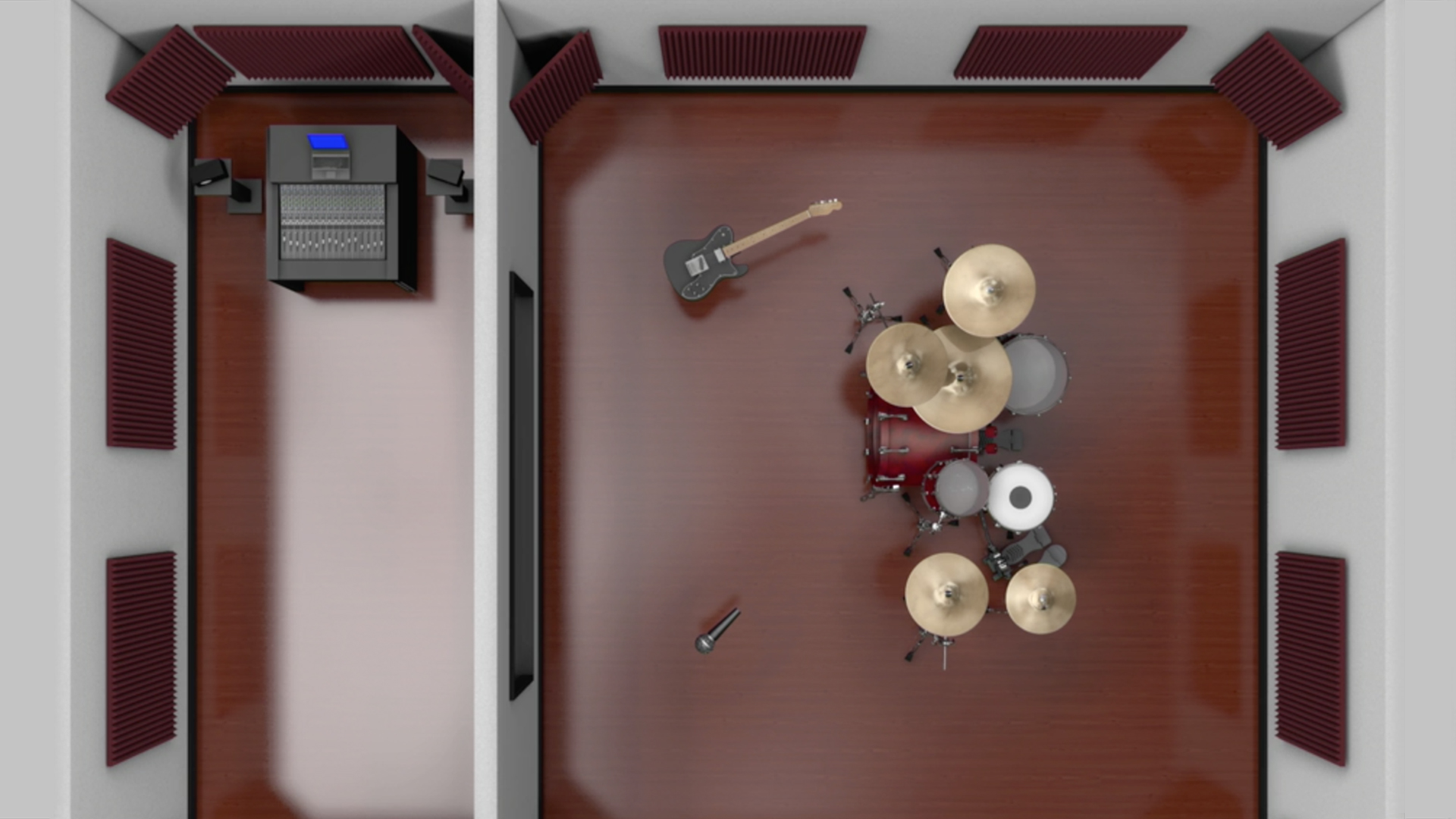 Music Studio Setup In Room - HD Wallpaper 
