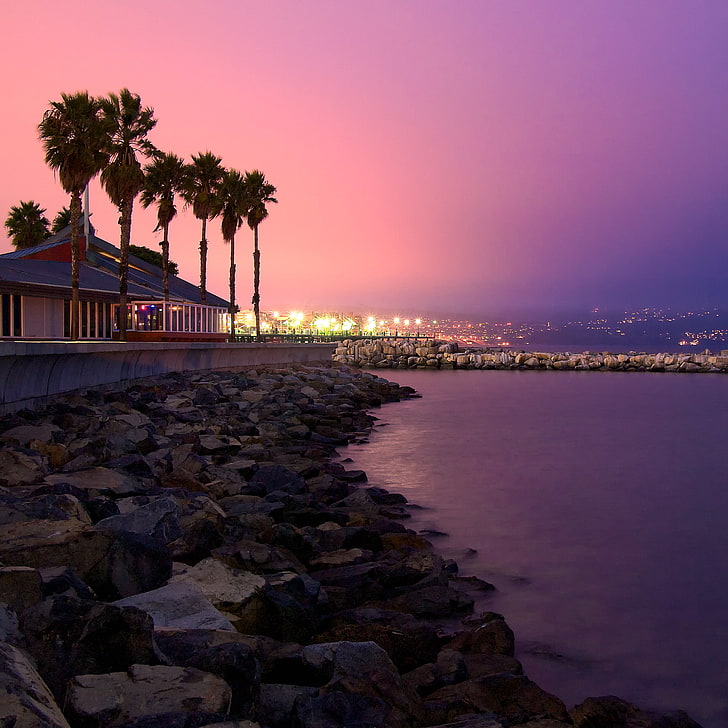 Sunset, California, Coast, Longexposure, Ocean, Olympus, - Los Angeles Wallpaper Beach - HD Wallpaper 