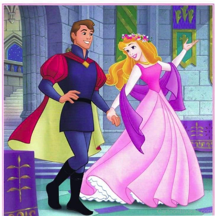 Princess Aurora Dancing With Prince Phillip - Princess Aurora Prince - HD Wallpaper 