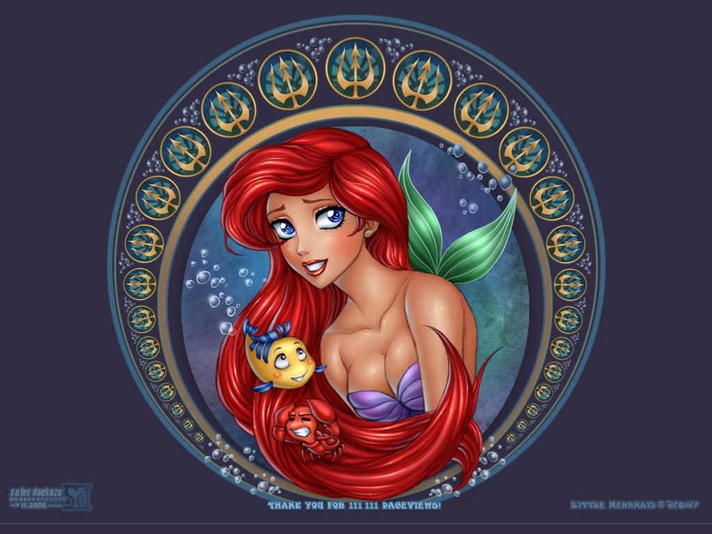 Little Mermaid Deviantart - HD Wallpaper 