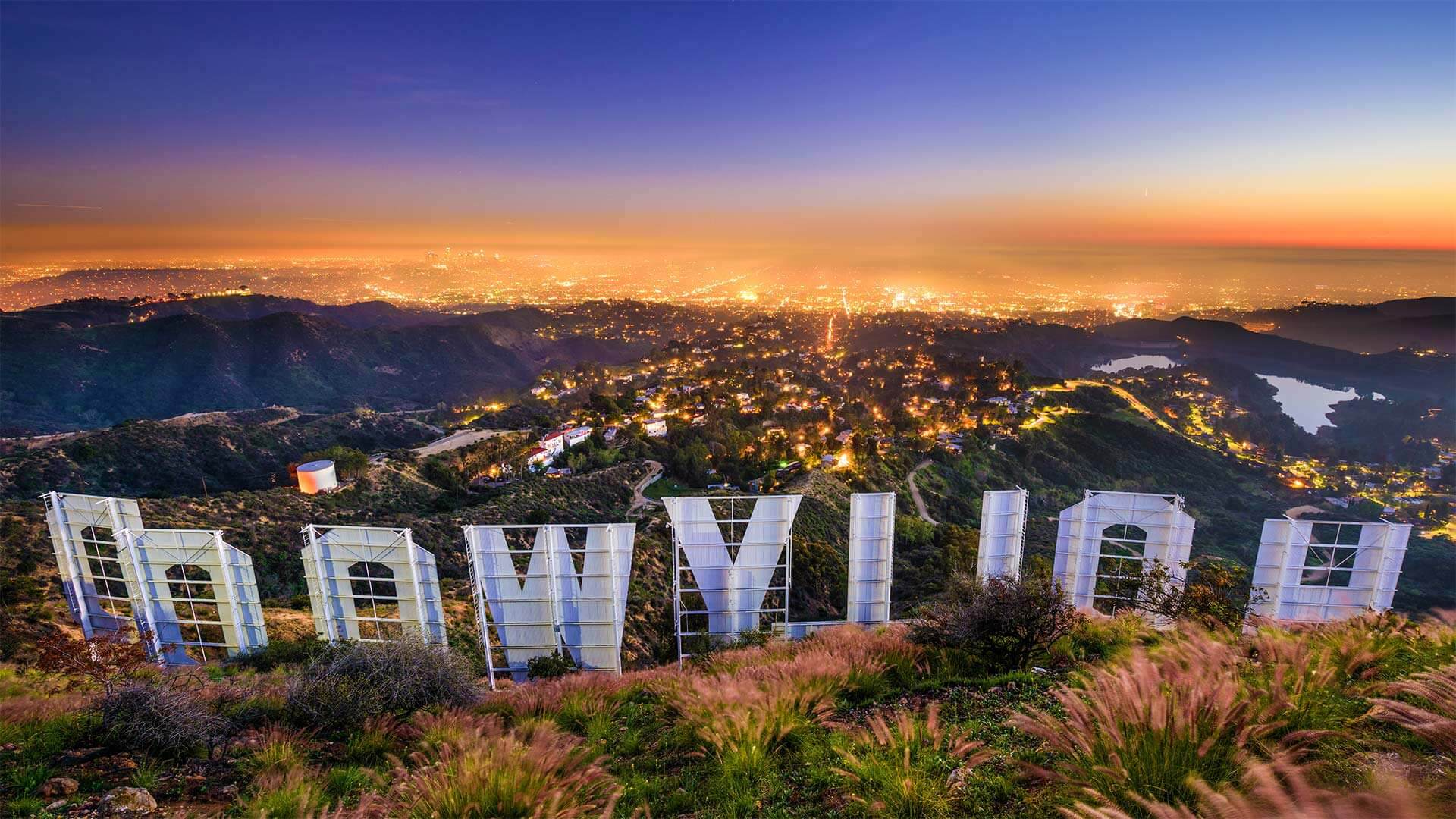 Hollywood Sign - HD Wallpaper 