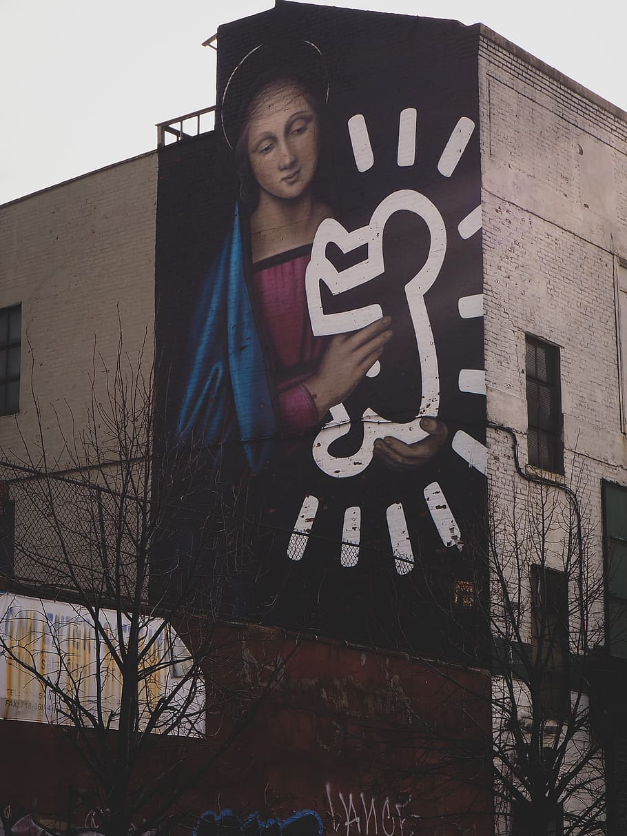 Keith Haring, New York, Usa, Bushwick, Brooklyn, Olympus, - Часовня Святого Мартина Новогрудок - HD Wallpaper 
