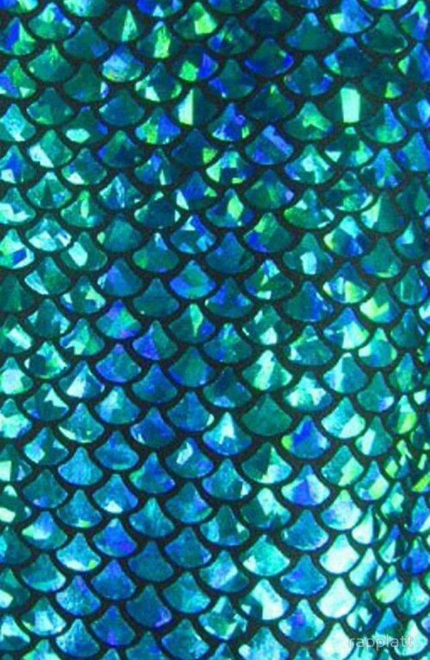 Background, Mermaid, Scales, Seapunk, Sea Punk - Mermaid Scales - HD Wallpaper 