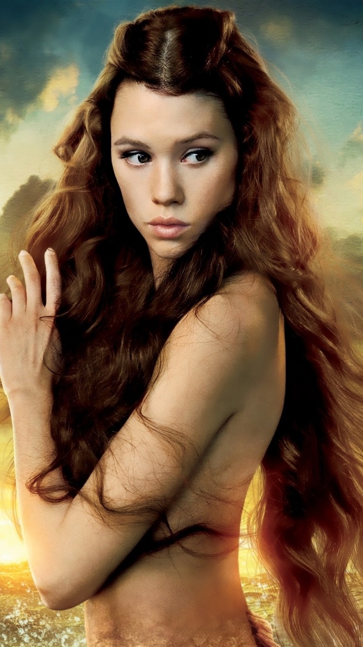 Iphone Wallpaper Astrid Berges-frisbey As Mermaid - Syrena Pirates Of The Caribbean 4 - HD Wallpaper 