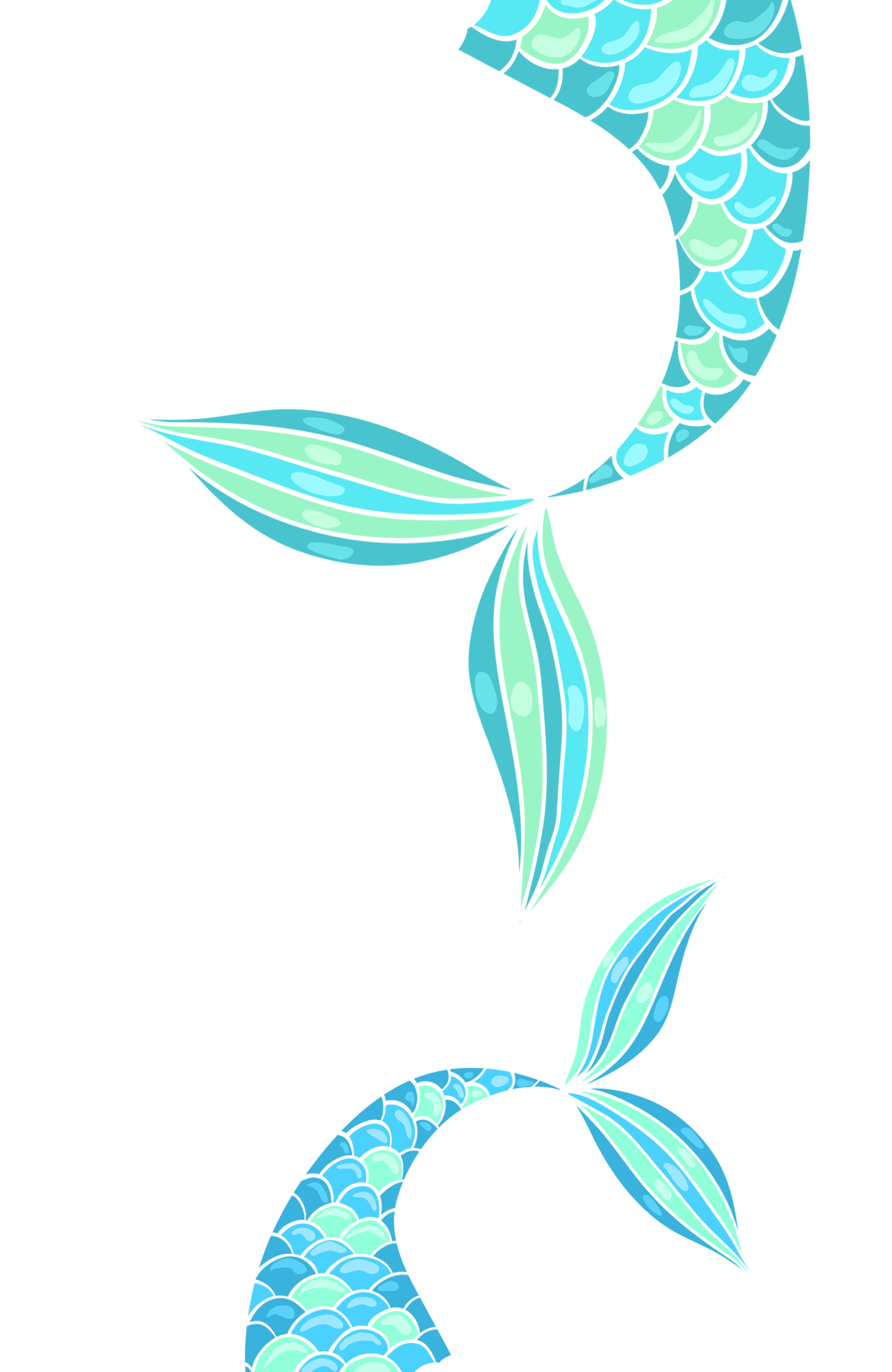 Transparent background mermaid tail clipart 1300x2000 wallpaper