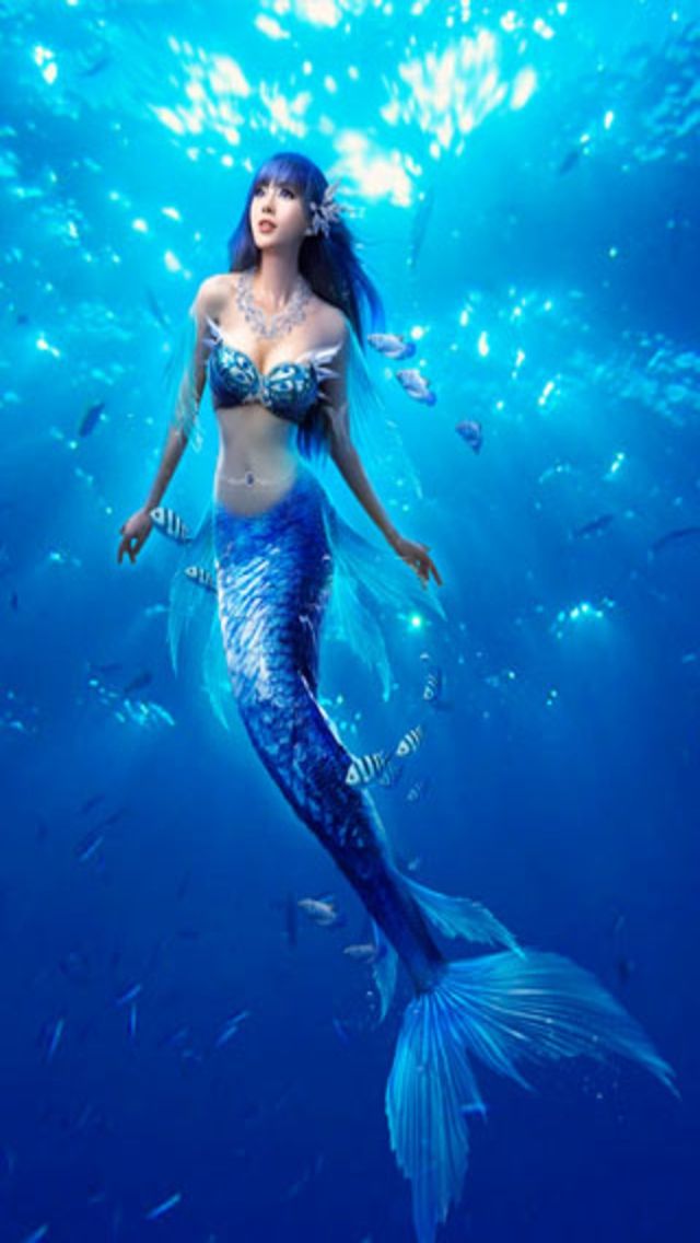 Mermaid Wallpaper Hd - HD Wallpaper 