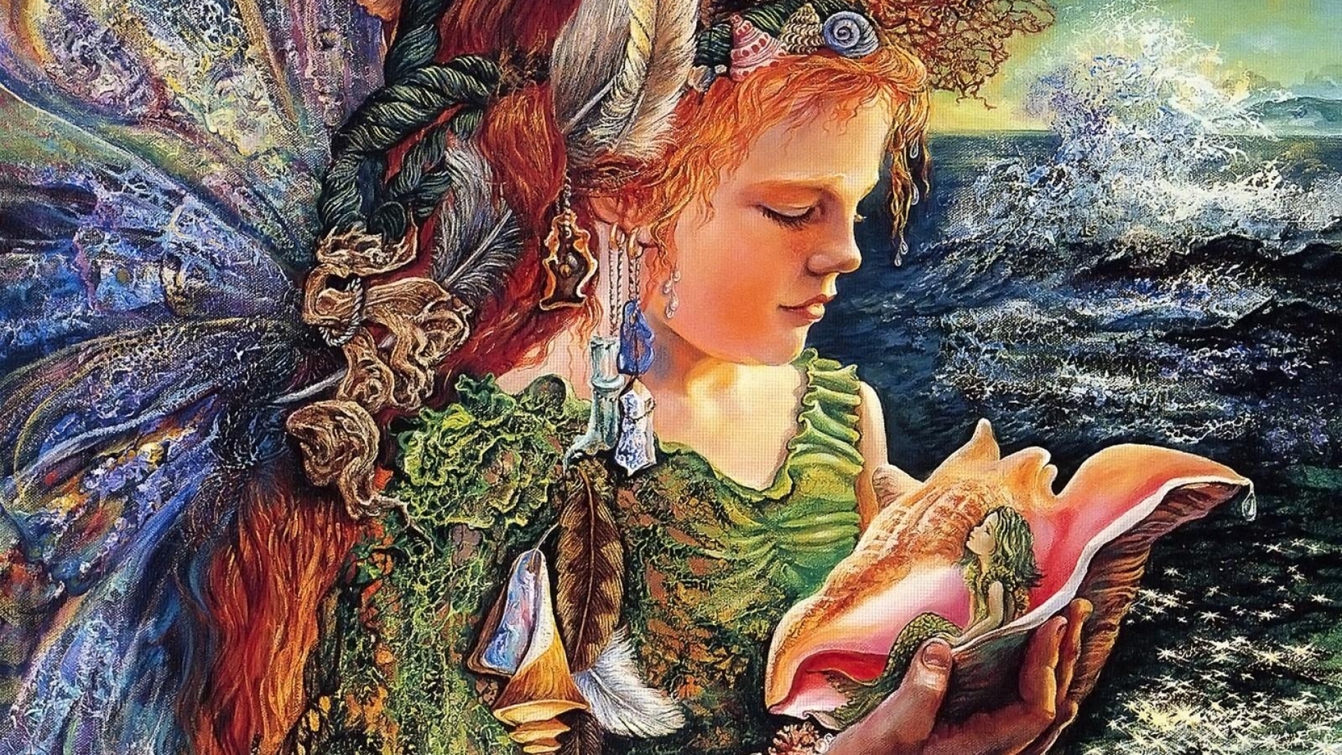 Fantasy Fairy Paintings - HD Wallpaper 