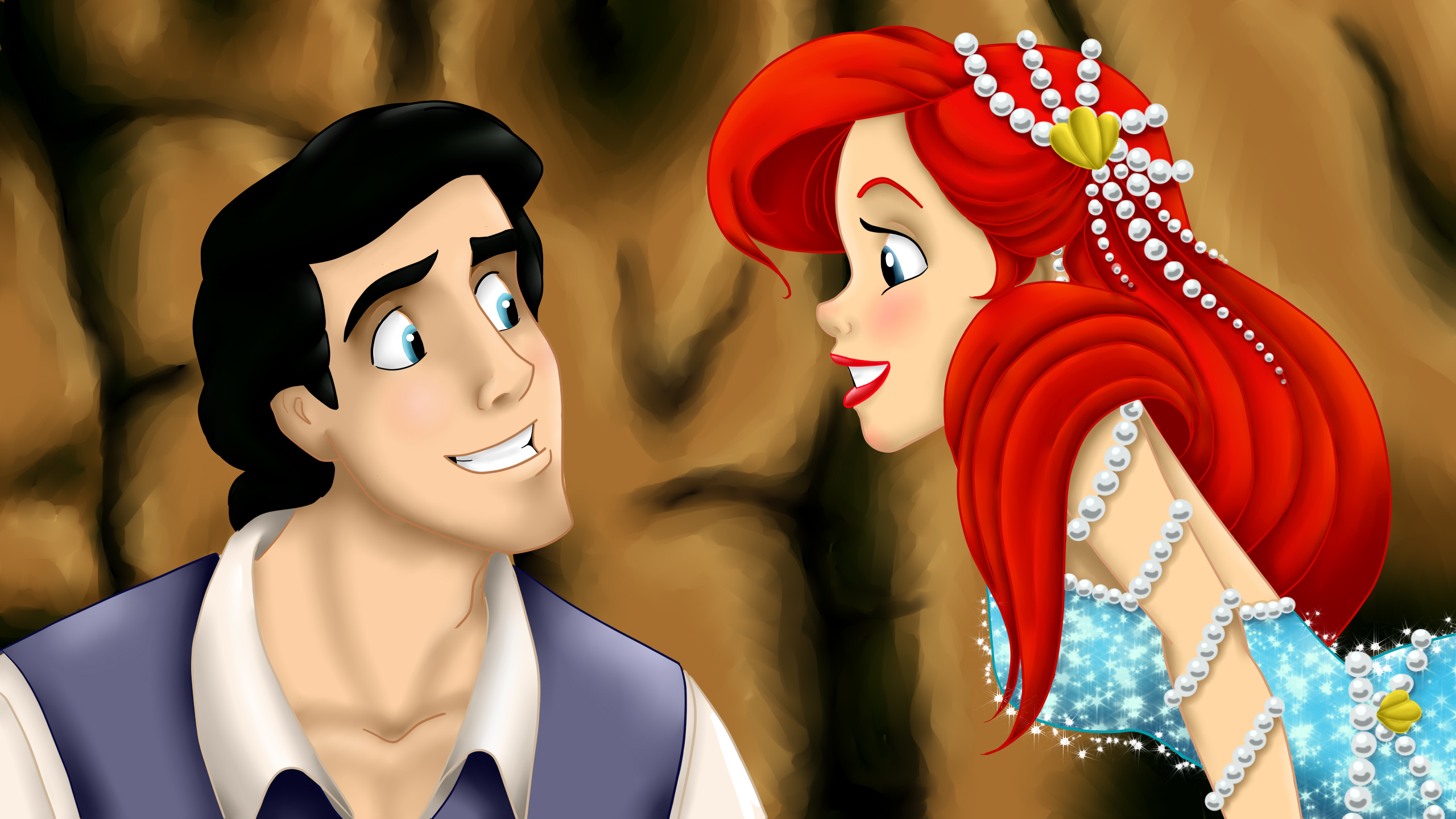 Little Mermaid Wallpaper - HD Wallpaper 